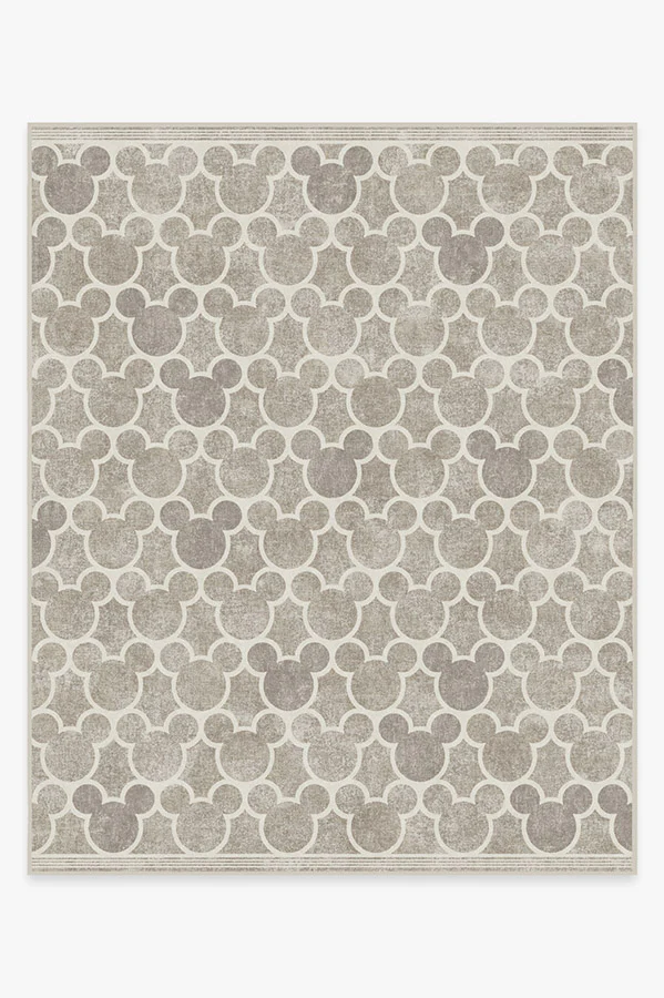 Mickey Trellis Ash Grey Flatwoven Rug - Image 15