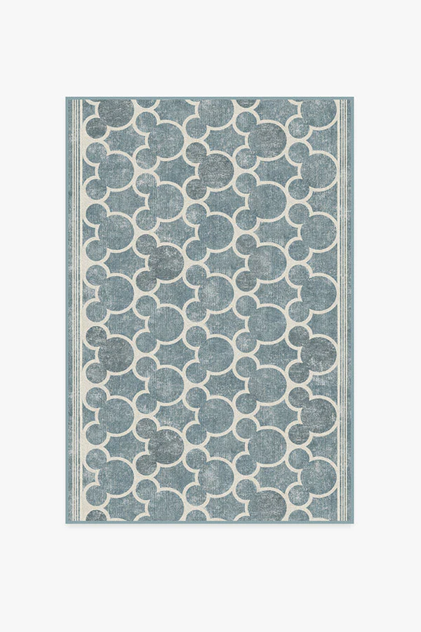Mickey Trellis Slate Flatwoven Rug - Image 13