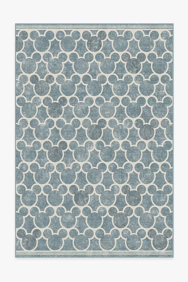 Mickey Trellis Slate Flatwoven Rug - Image 14