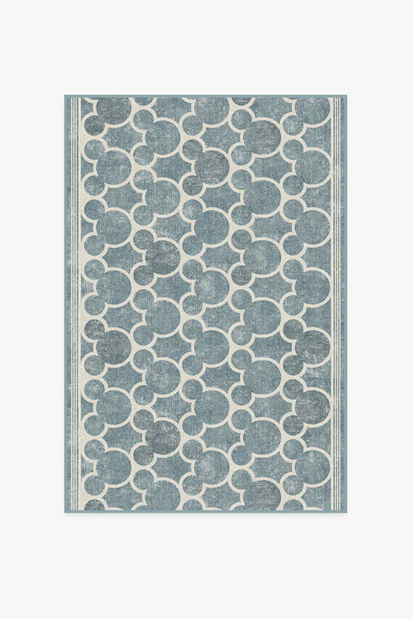 Mickey Trellis Slate Rug - Image 5
