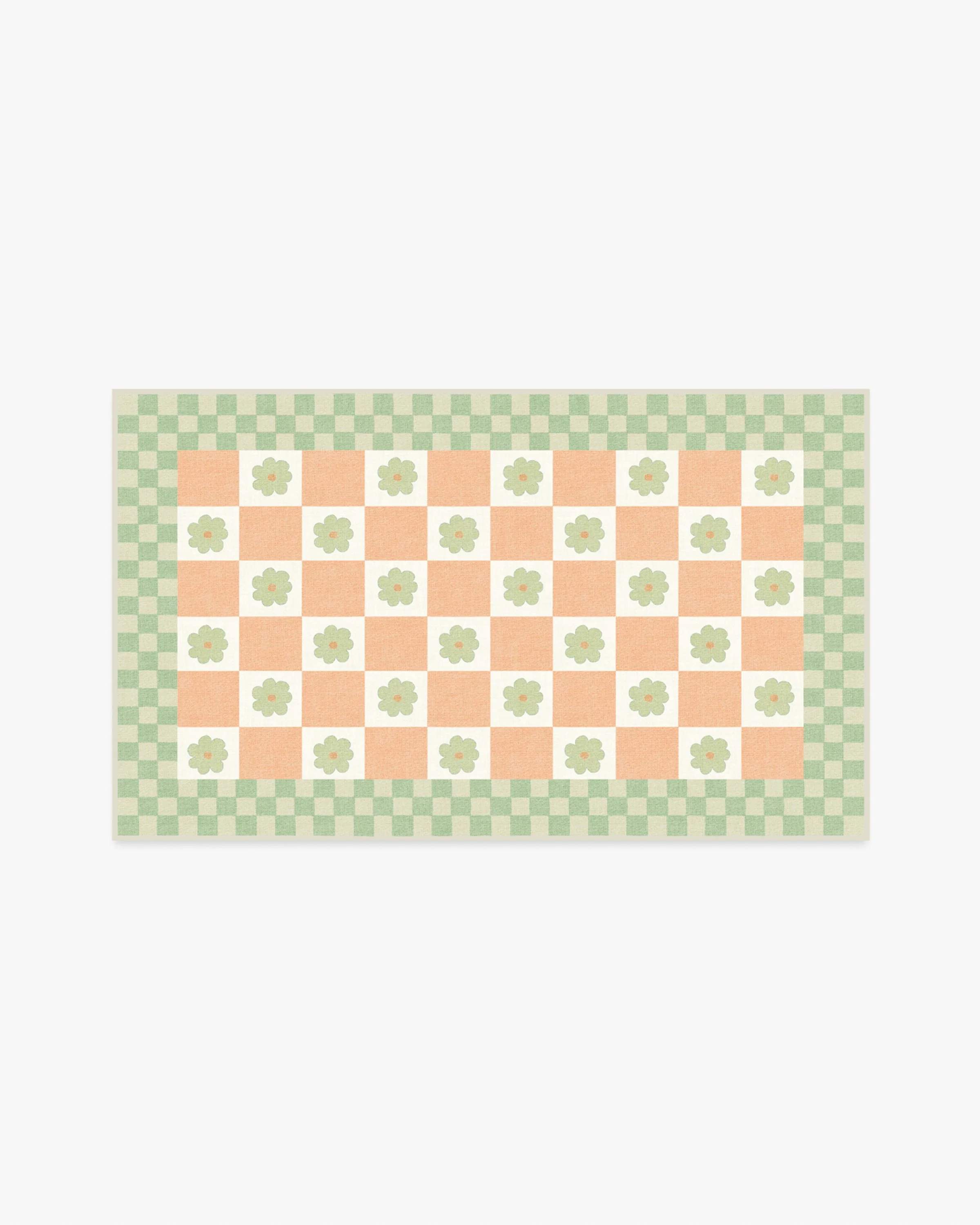 Mini Daisy Checkerboard Rug - Image 5