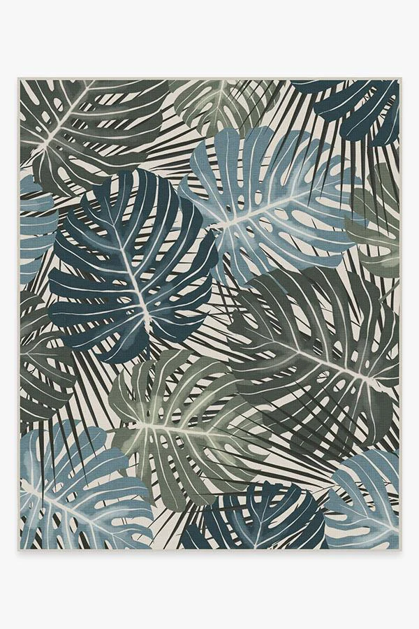 Monstera Jade Flatwoven Rug - Image 15