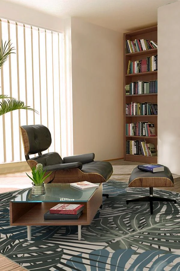 Monstera Jade Flatwoven Rug - Image 8