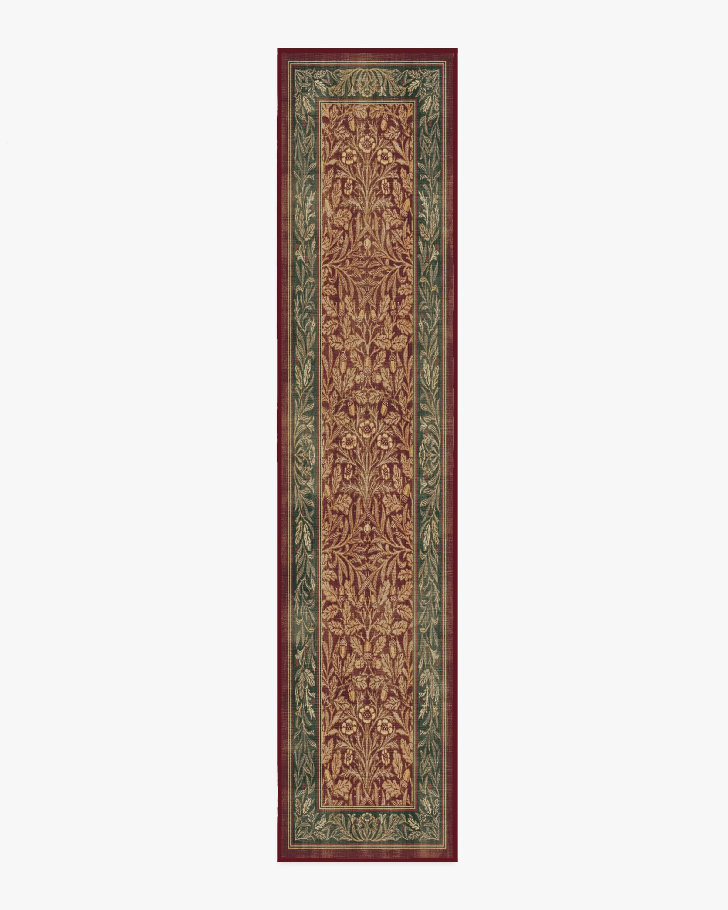 Acorn Amber Red Flatwoven Rug by Morris & Co. - Image 10