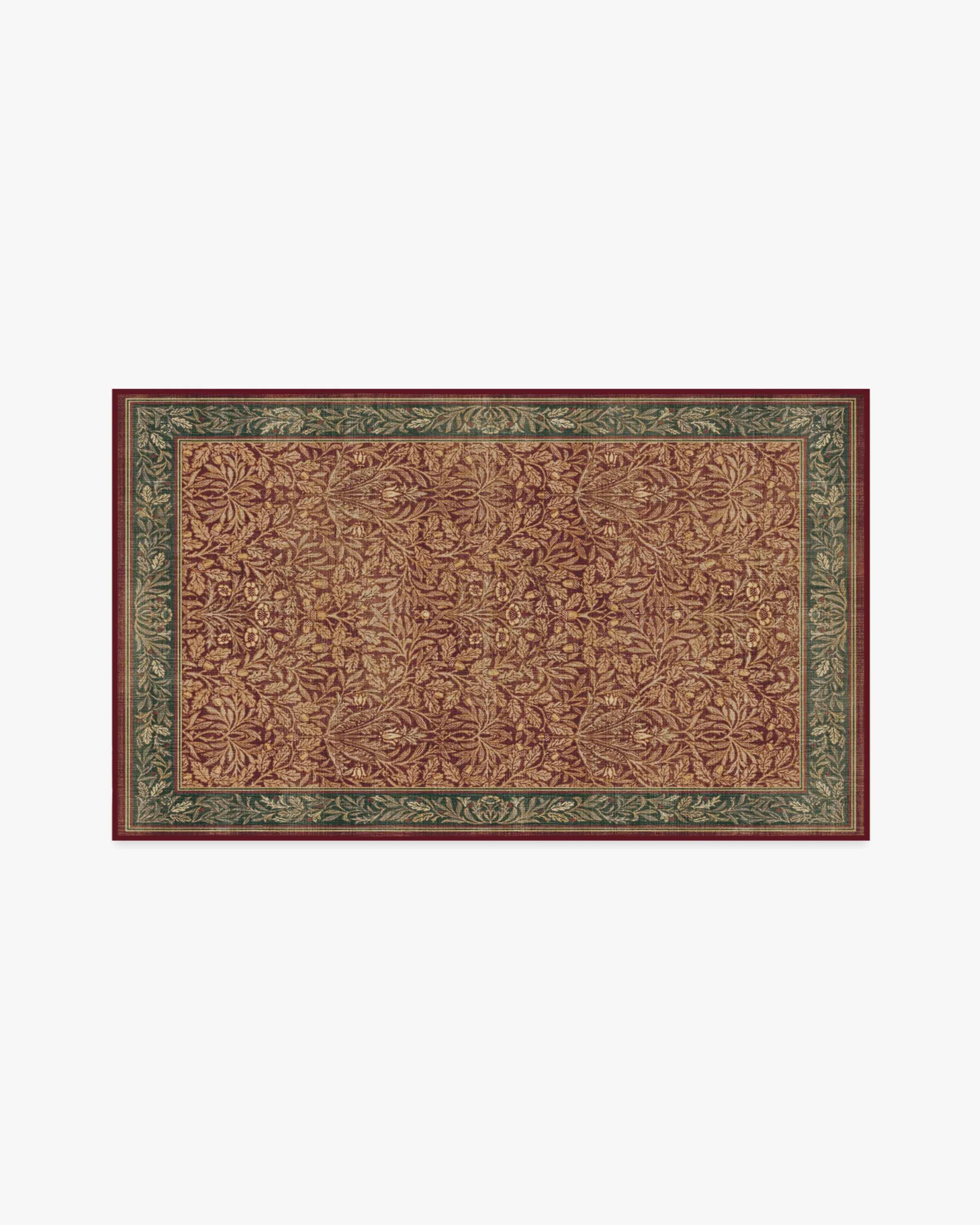 Acorn Amber Red Flatwoven Rug by Morris & Co. - Image 11