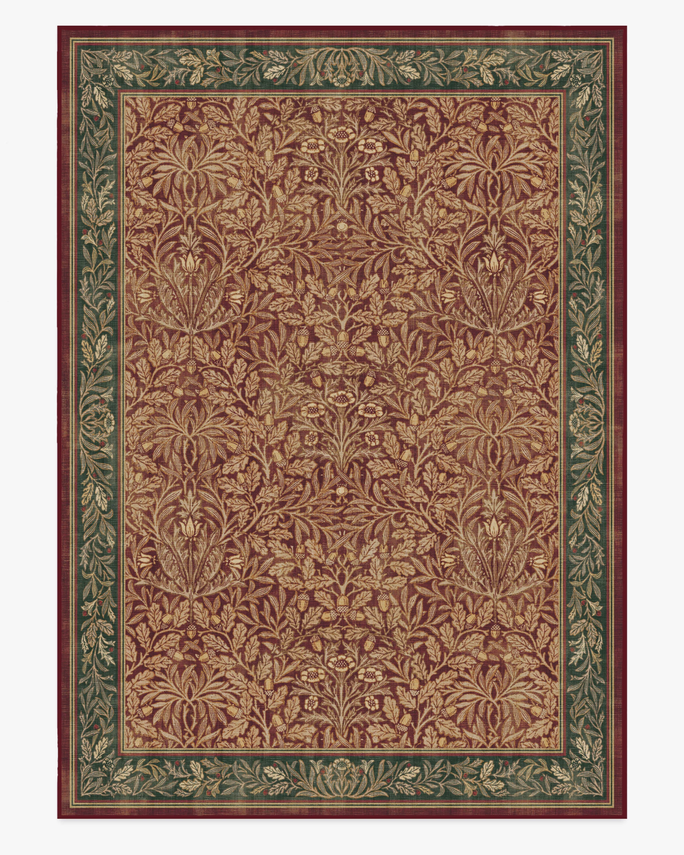 Acorn Amber Red Flatwoven Rug by Morris & Co. - Image 16