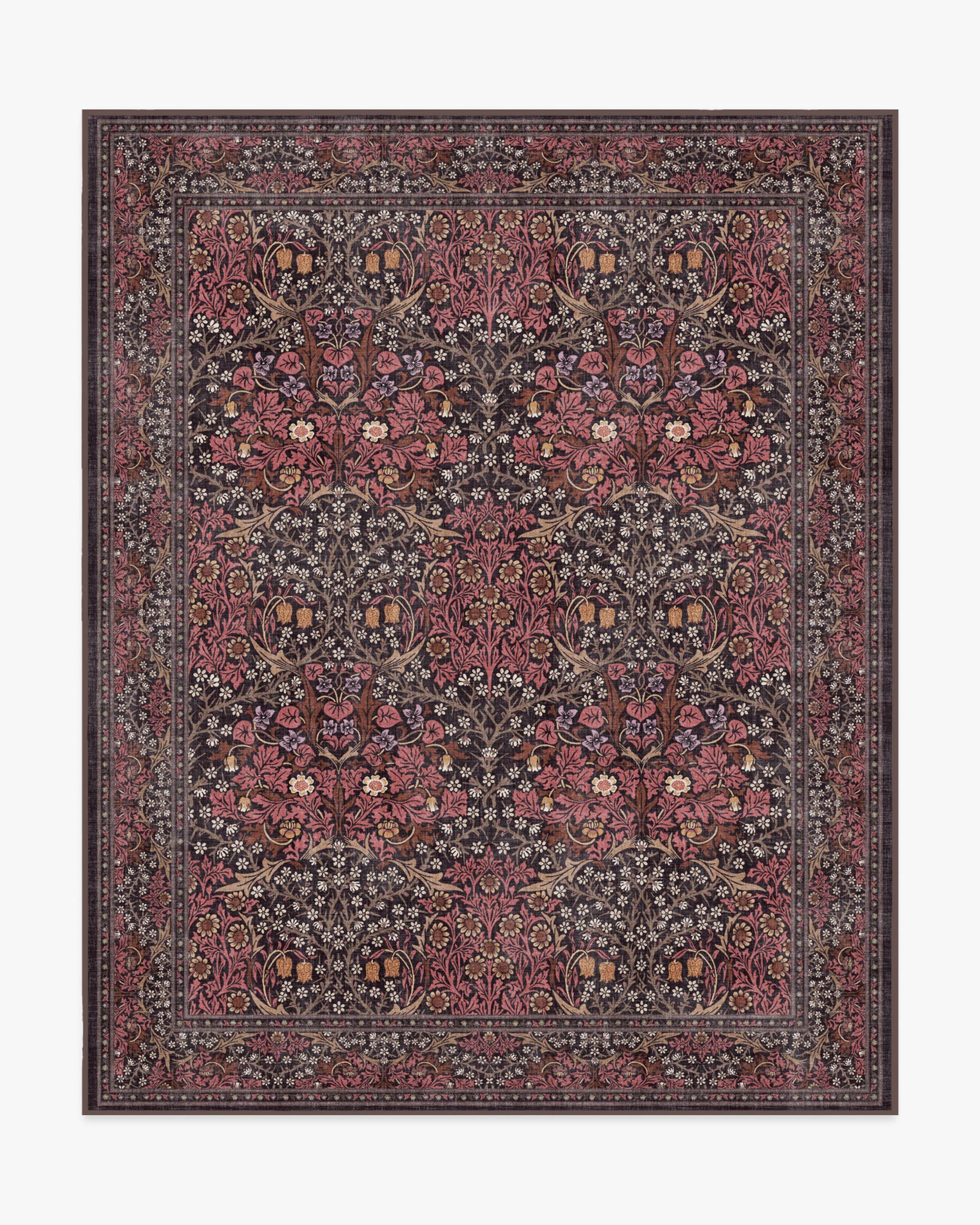 Blackthorn Amber Red Rug by Morris & Co. - Image 9