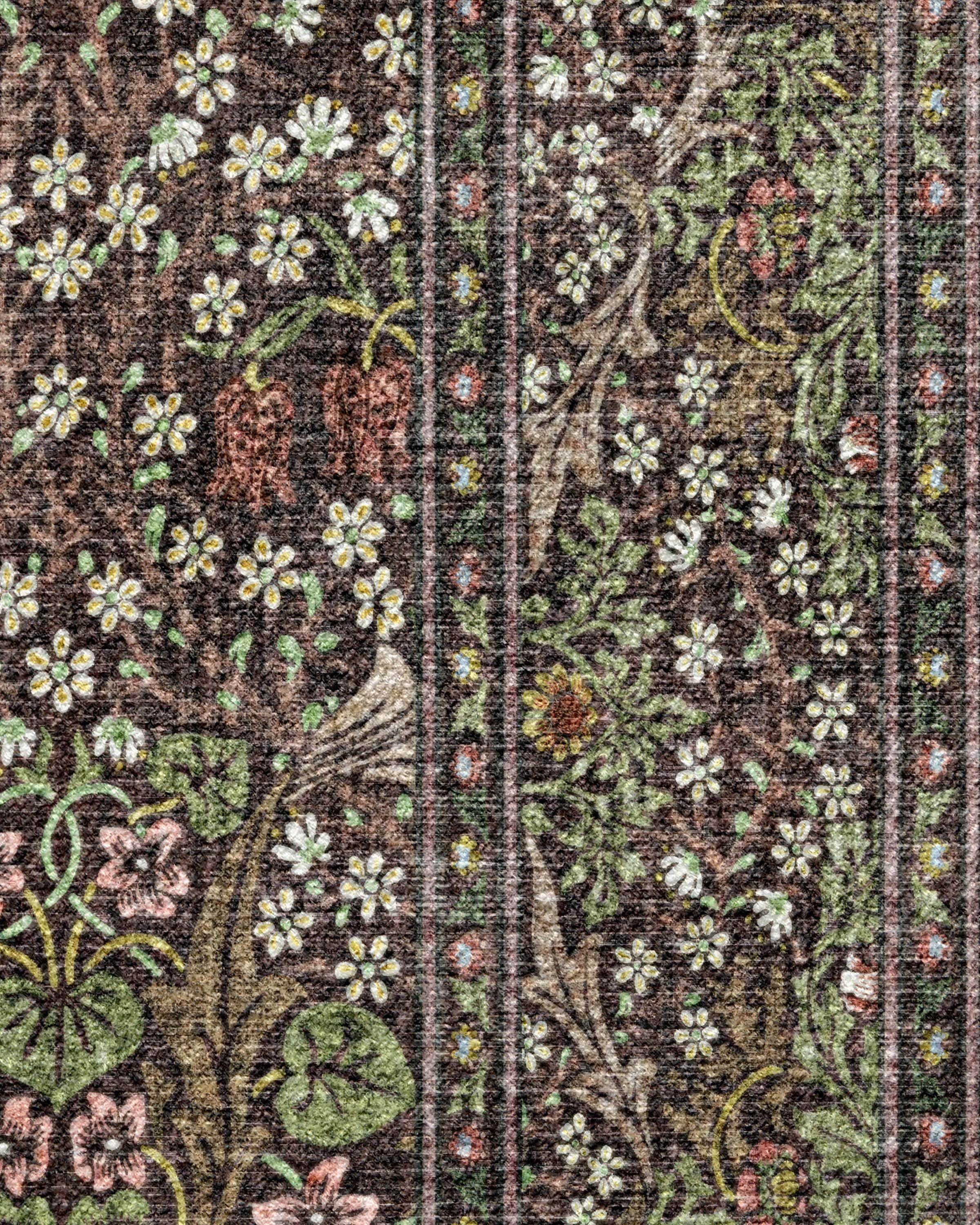 Blackthorn Dark Wood Rug by Morris & Co. - Image 2