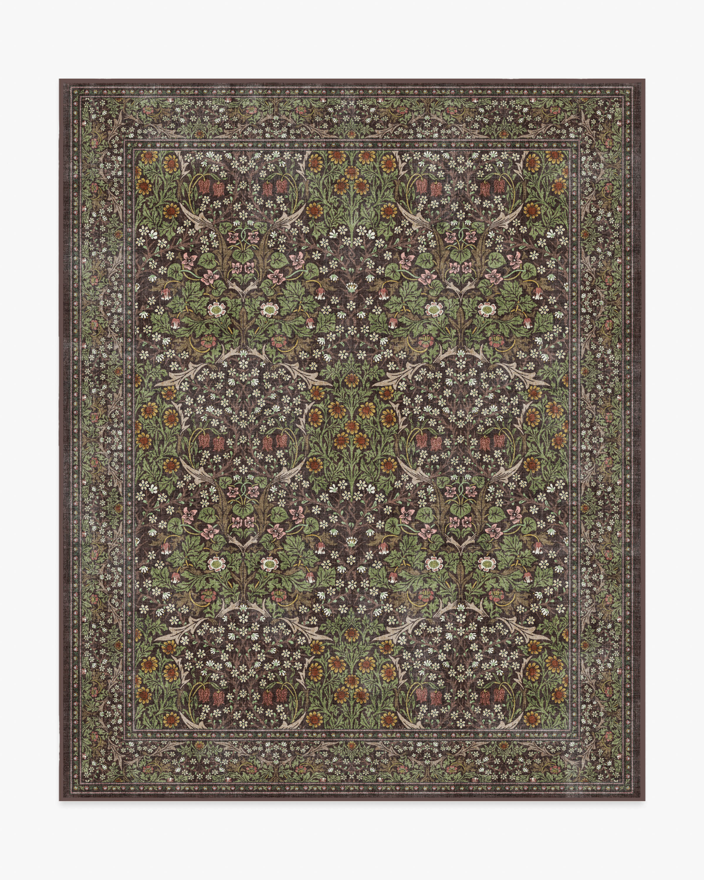 Blackthorn Dark Wood Rug by Morris & Co. - Image 9