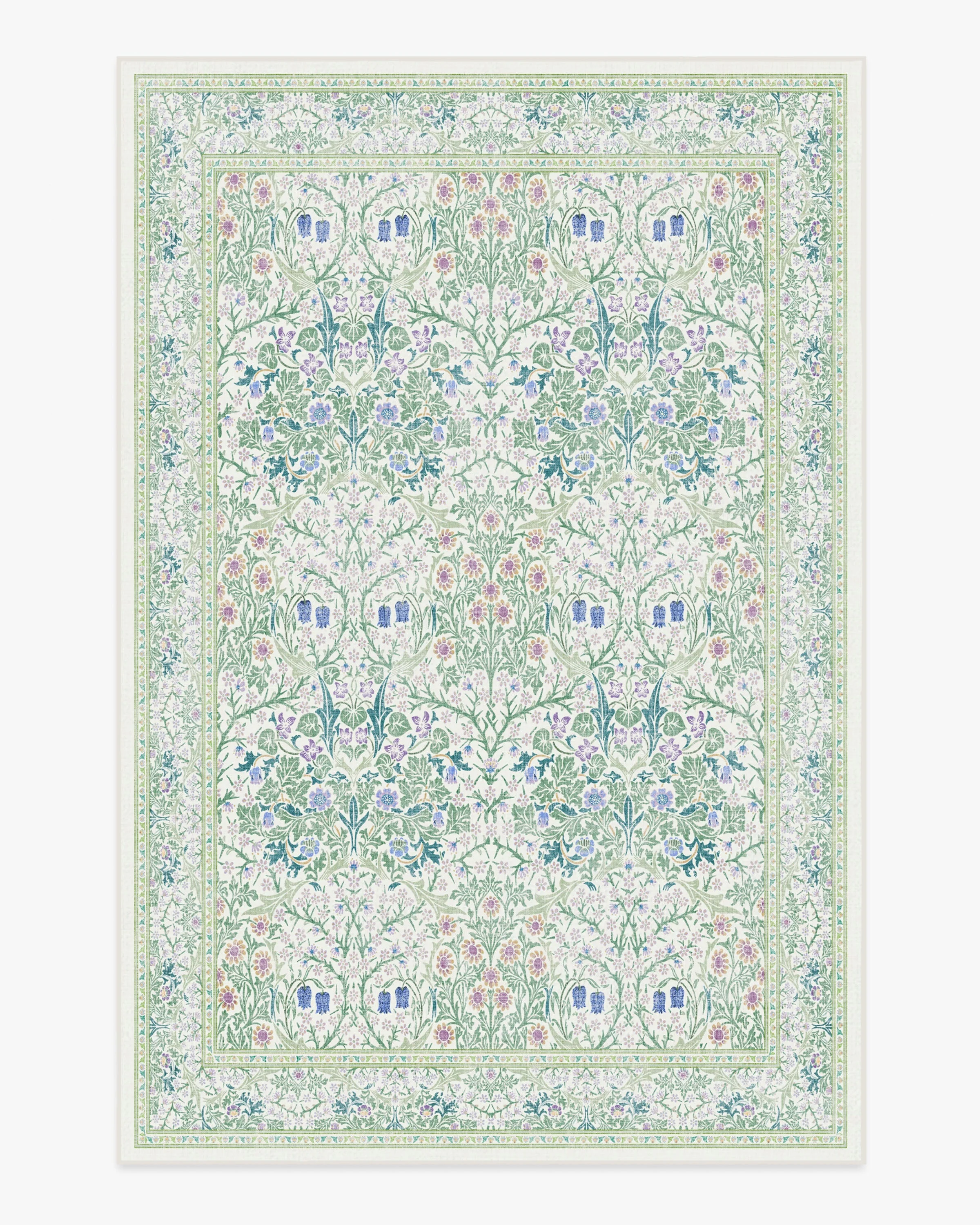 Blackthorn Lilac Multicolor Rug by Morris & Co. - Image 8