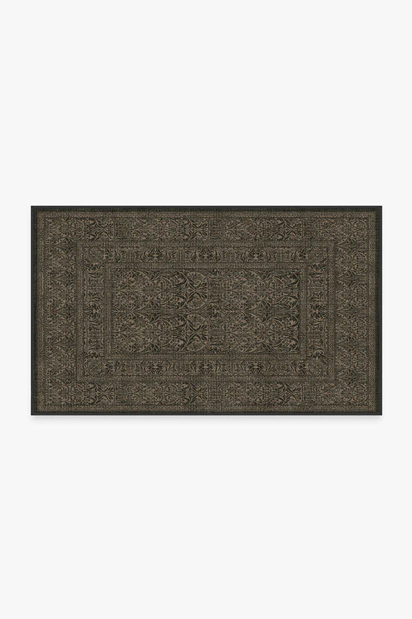 Bluebell Soft Black Flatwoven Rug by Morris & Co. - Image 11