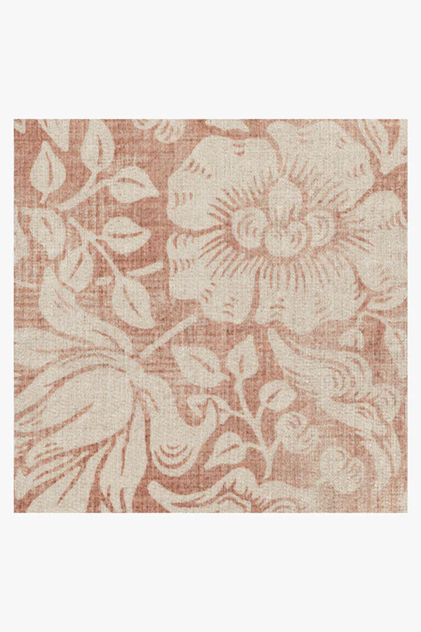 Mallow Rust Flatwoven Rug by Morris & Co. - Image 2