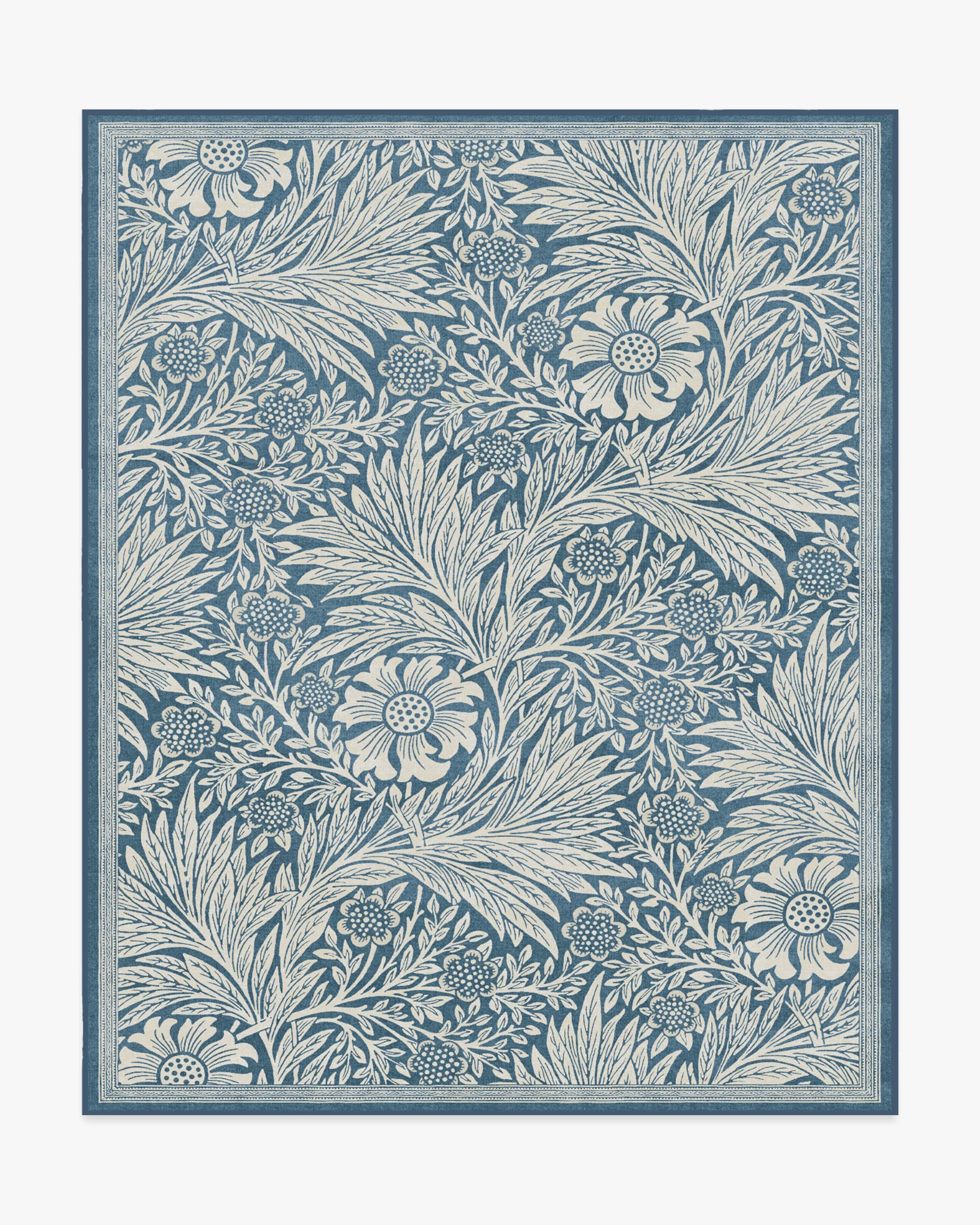 Marigold Blue Flatwoven Rug by Morris & Co. - Image 16