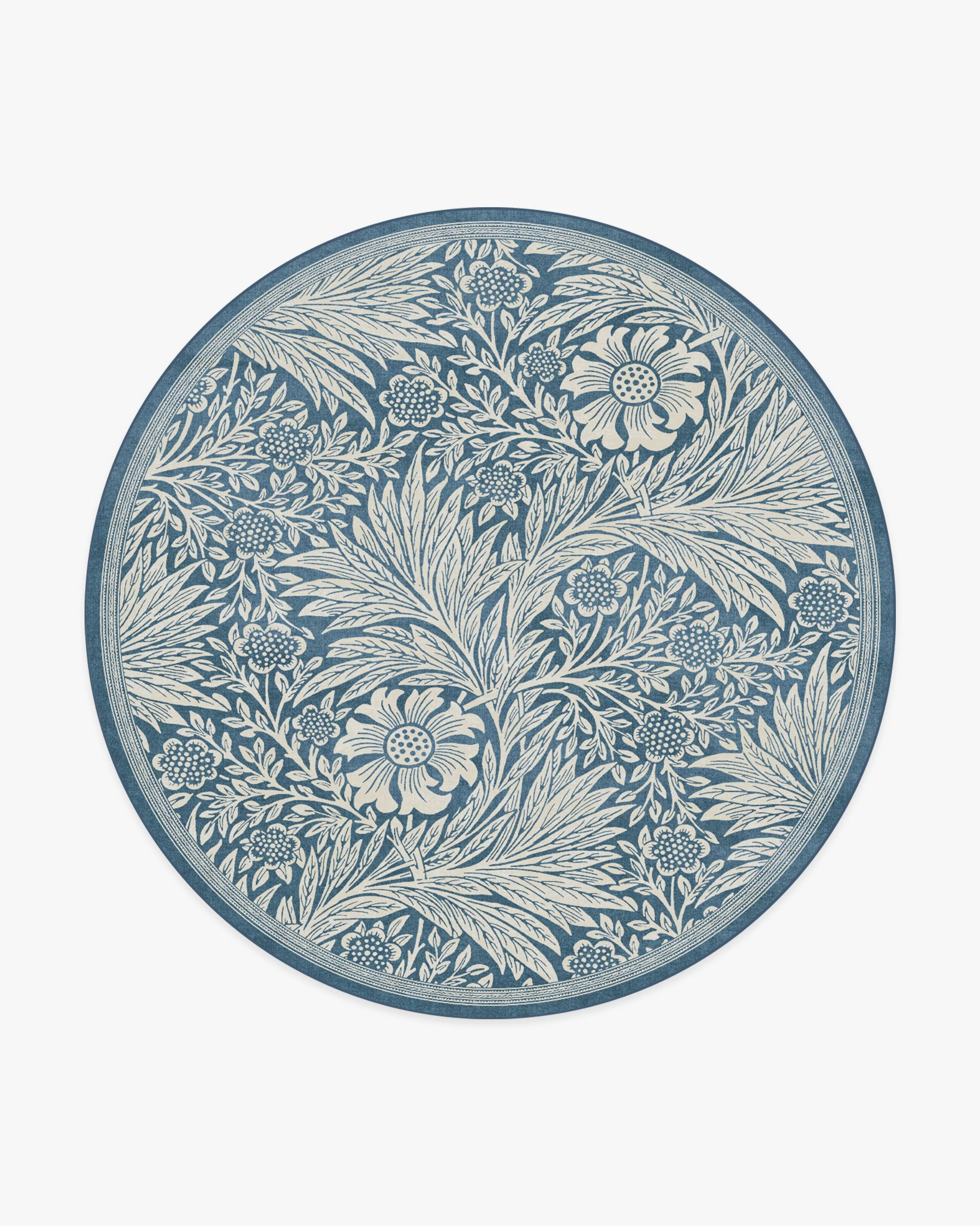 Marigold Blue Flatwoven Rug by Morris & Co. - Image 20