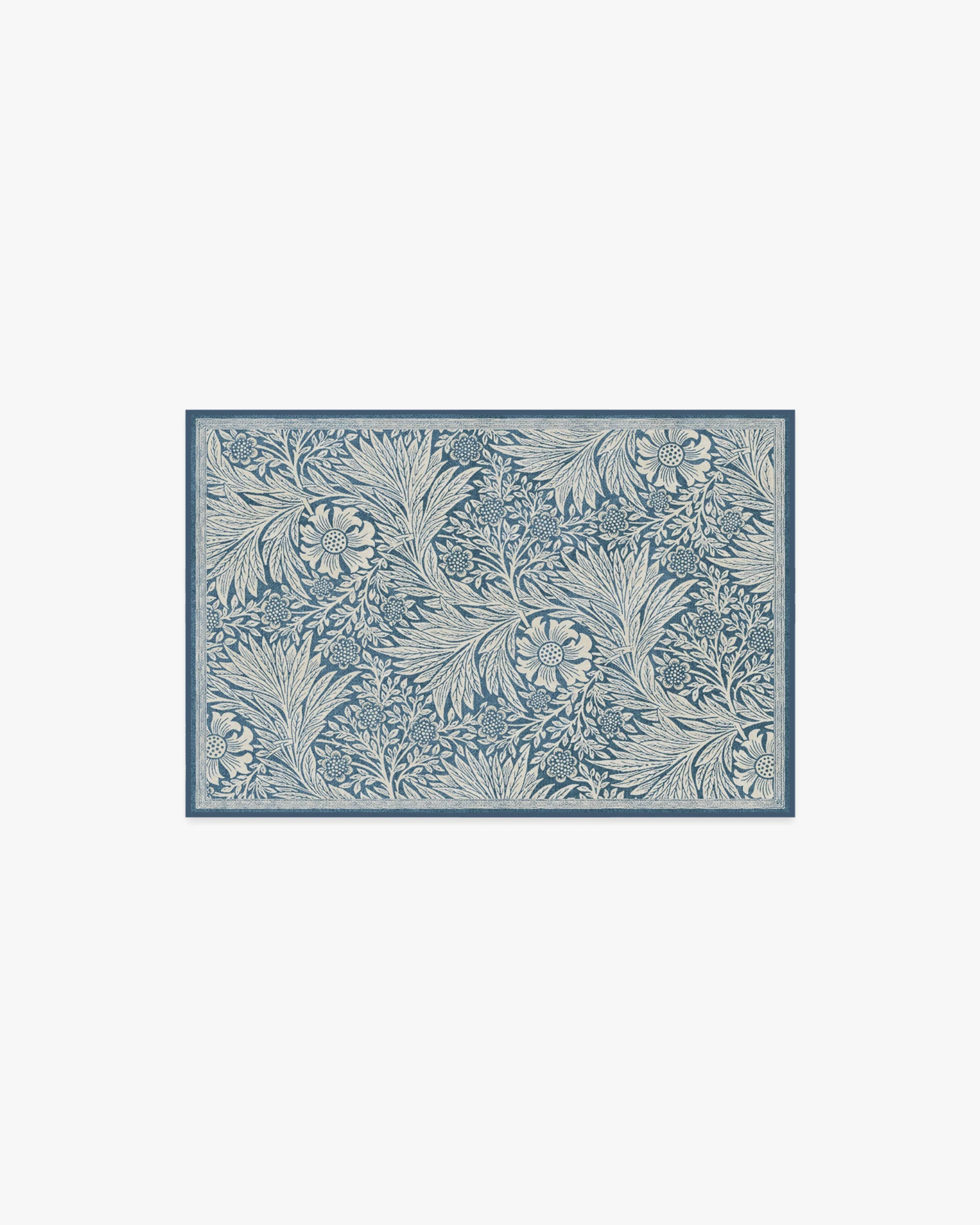 Marigold Blue Rug by Morris & Co. - Image 2