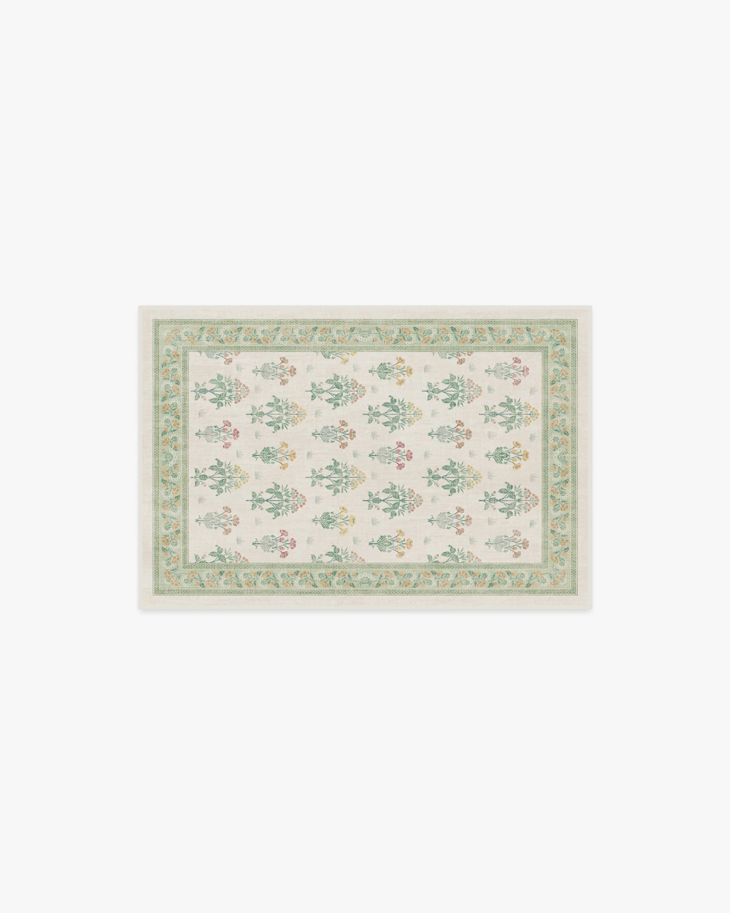 Meadow Sweet Ivory & Green Rug by Morris & Co. - Image 2