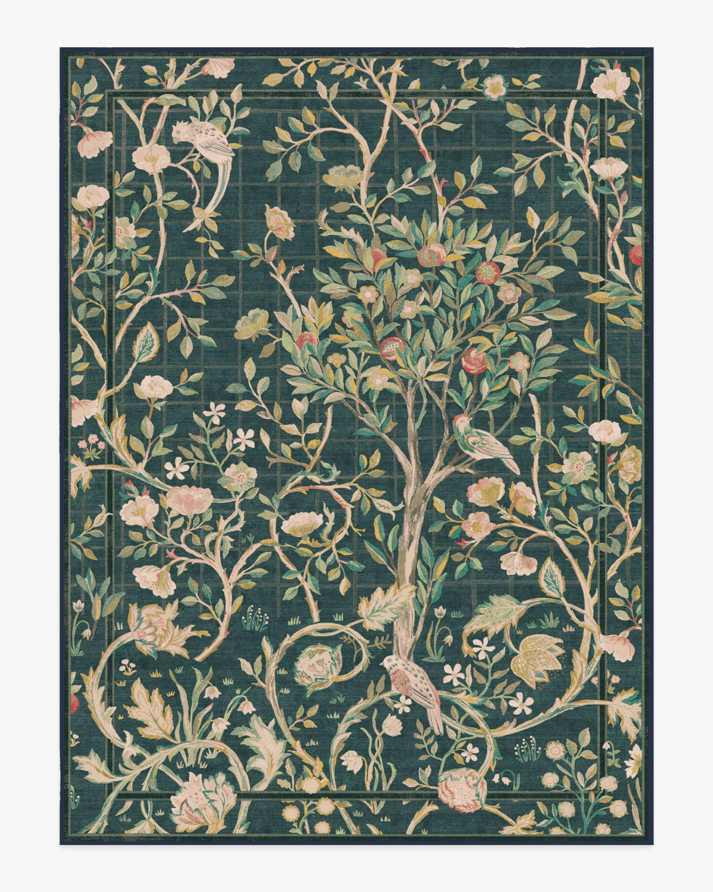 Melsetter Teal Green Flatwoven Rug by Morris & Co. - Image 17