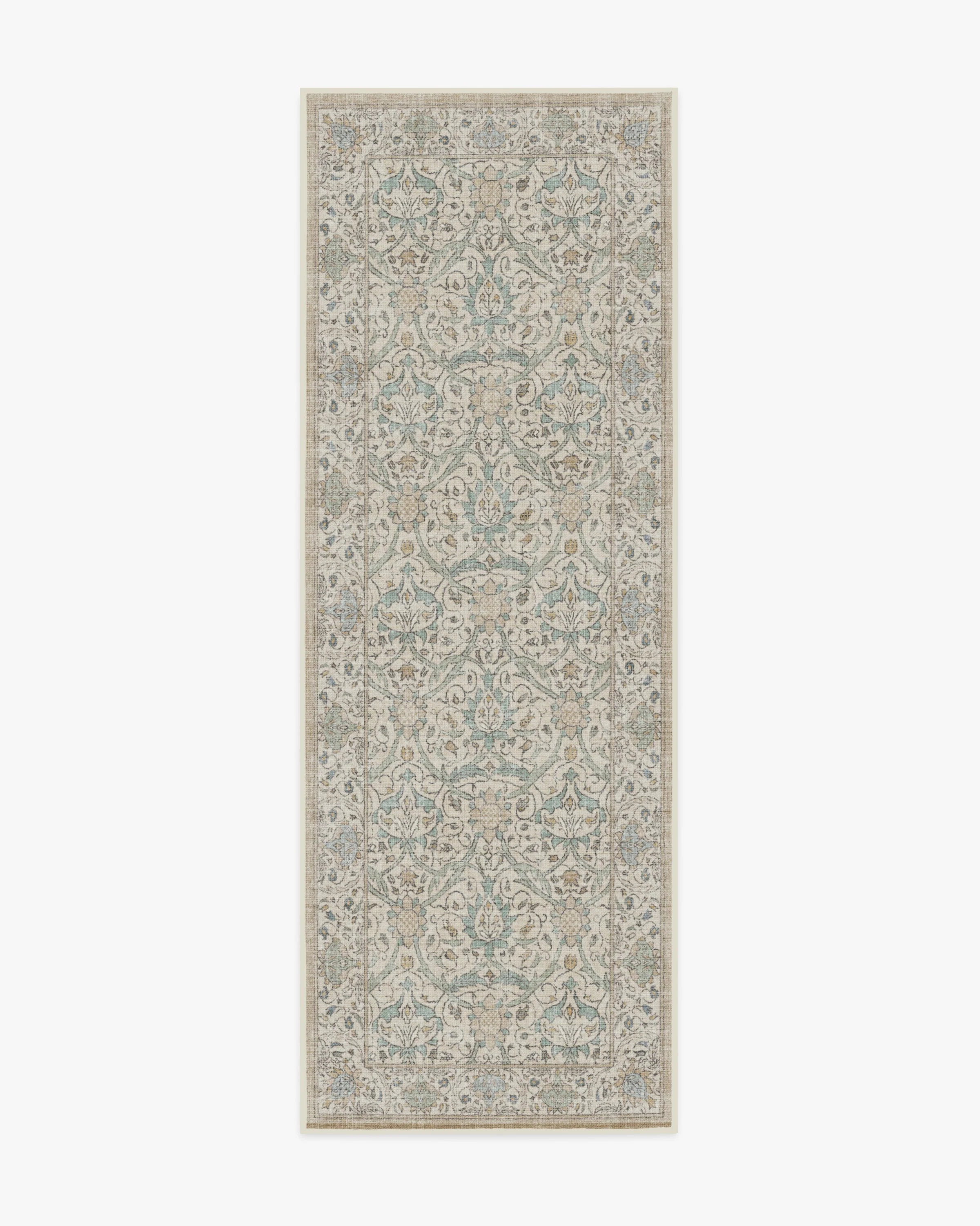 Montreal Natural Jade Flatwoven Rug by Morris & Co. - Image 9