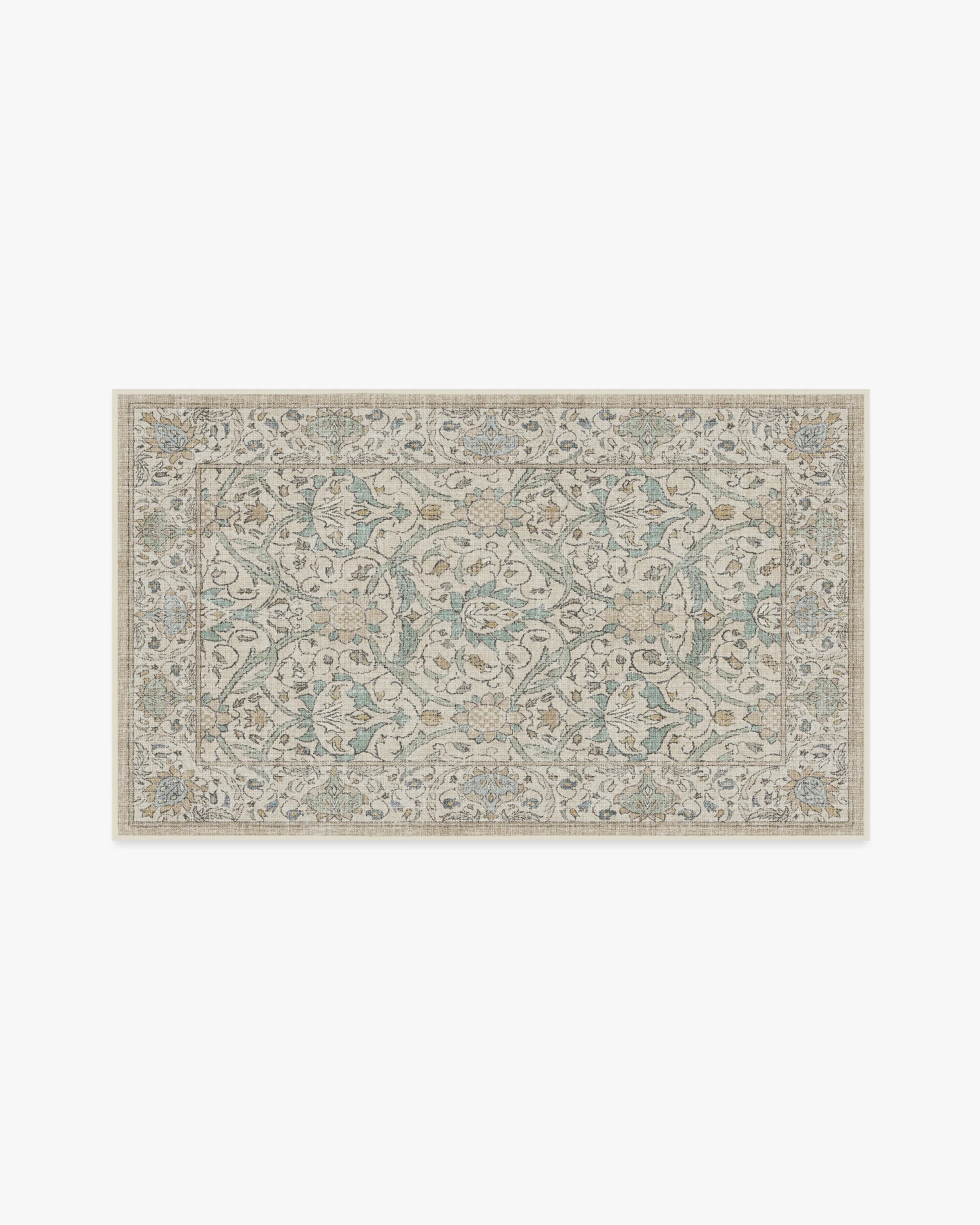 Montreal Natural Jade Rug by Morris & Co. - Image 4