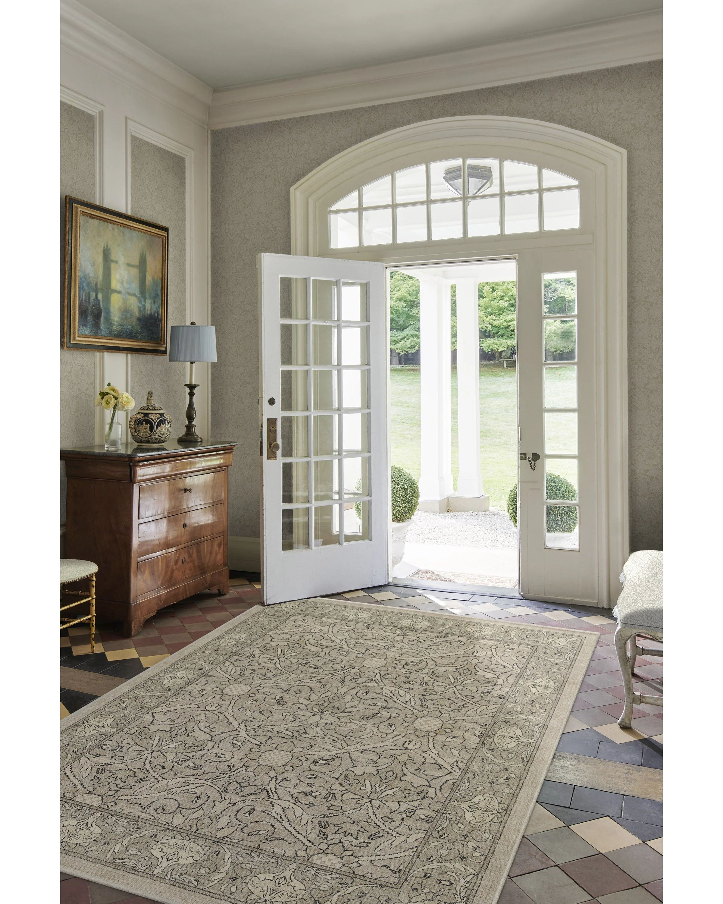 Montreal Natural Stone Rug by Morris & Co. - Image 12