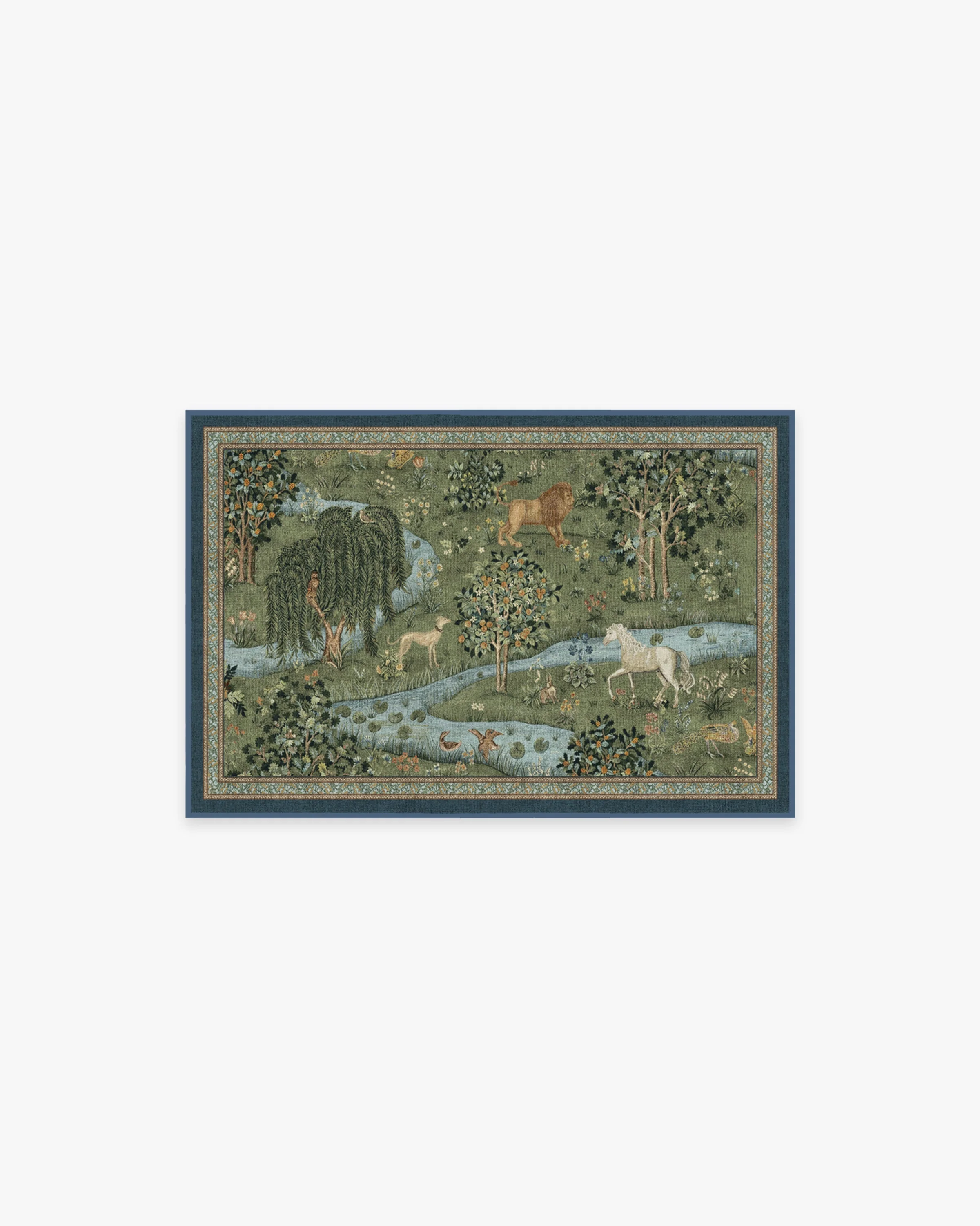 Owl & Willow Green Rug by Morris & Co. - Image 17