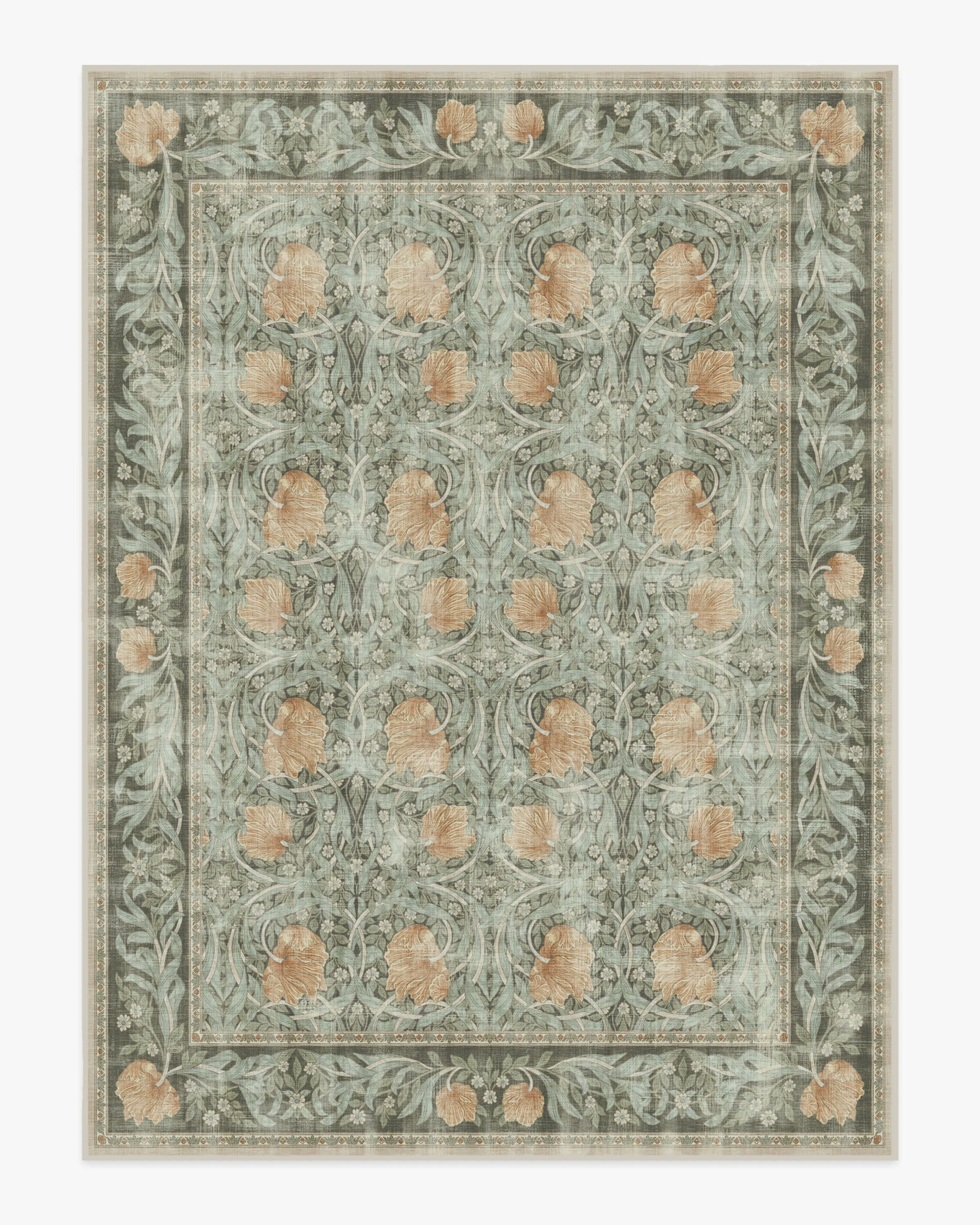 Pimpernel Jade Rug by Morris & Co. - Image 8