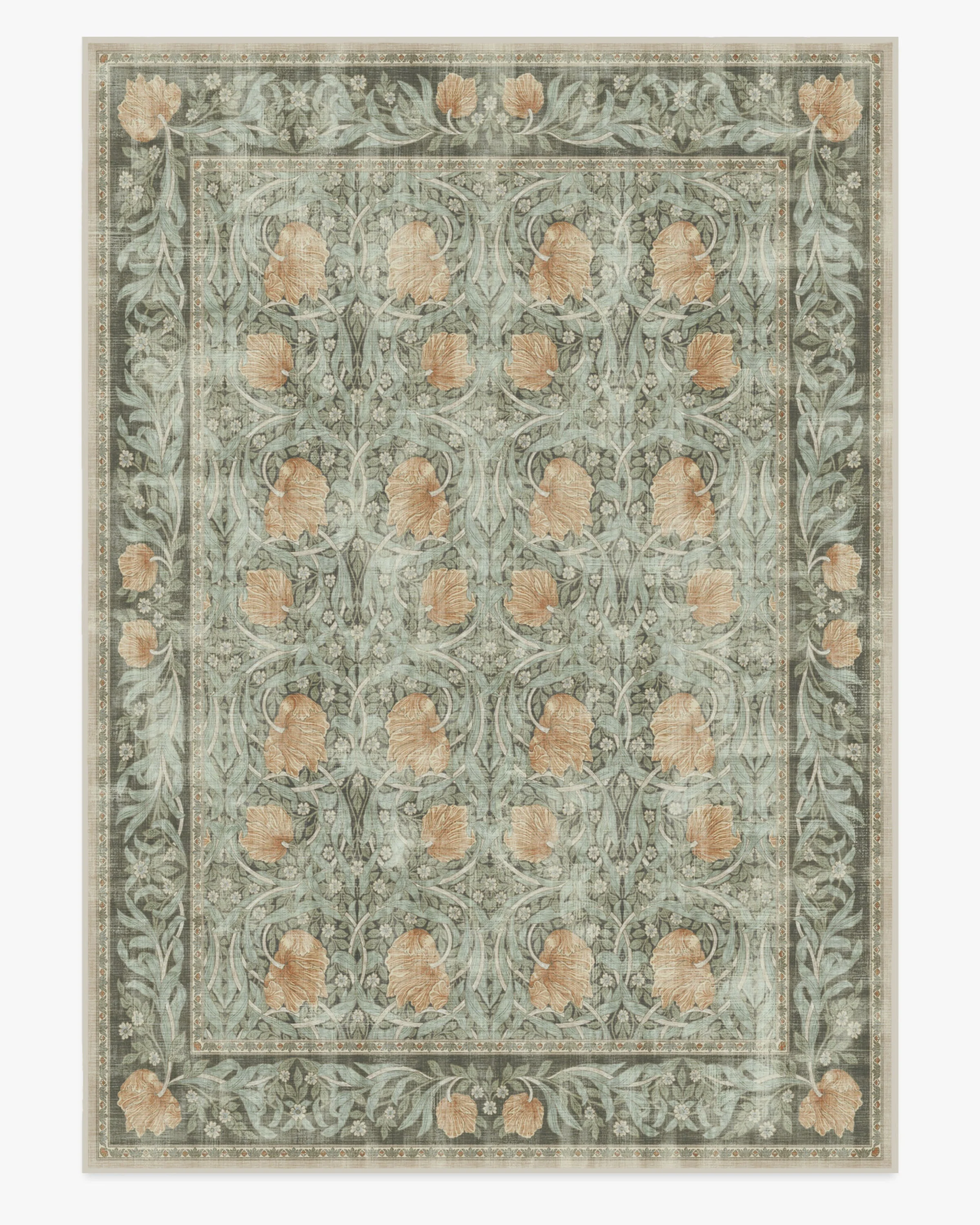 Pimpernel Jade Rug by Morris & Co. - Image 9