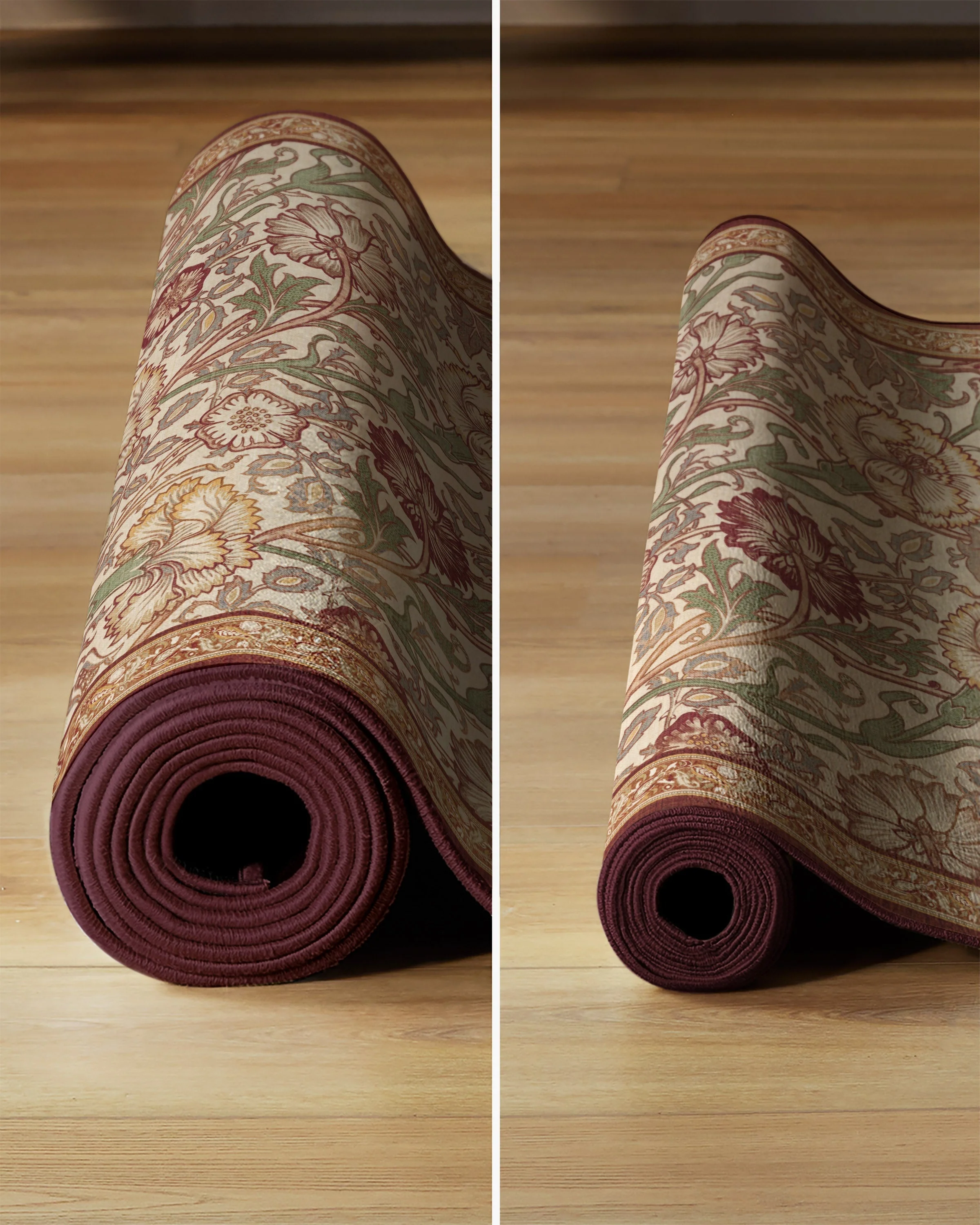 Pink & Rose Burgundy Rug by Morris & Co. - Image 15