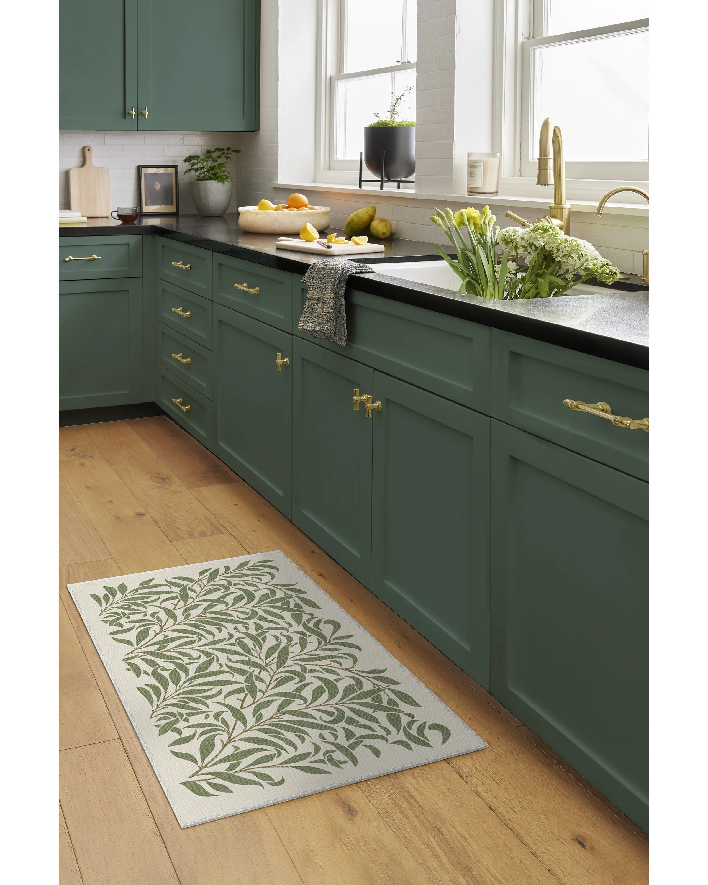 Pure Willow Boughs Green Rug by Morris & Co. - Image 14