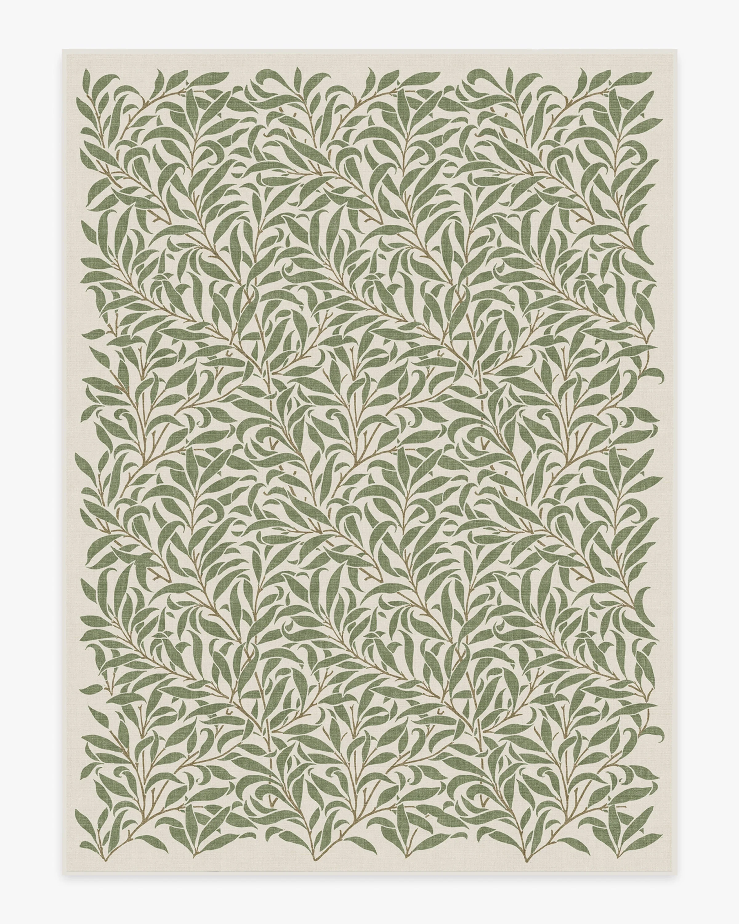 Pure Willow Boughs Green Rug by Morris & Co. - Image 8