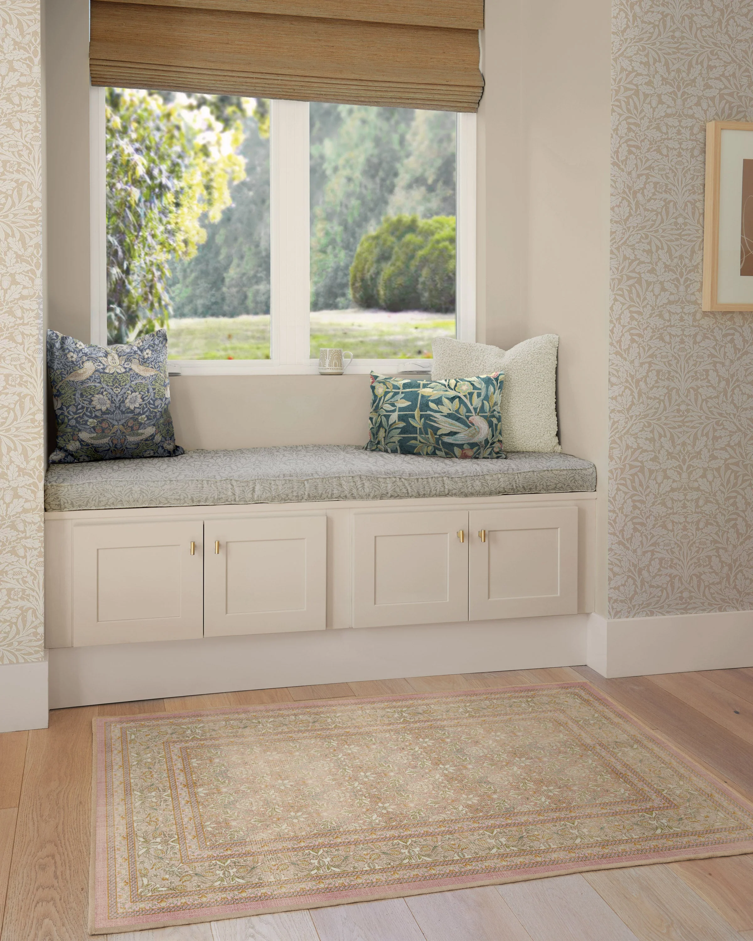 Simply Severn Soft Pink Flatwoven Rug by Morris & Co. - Image 6