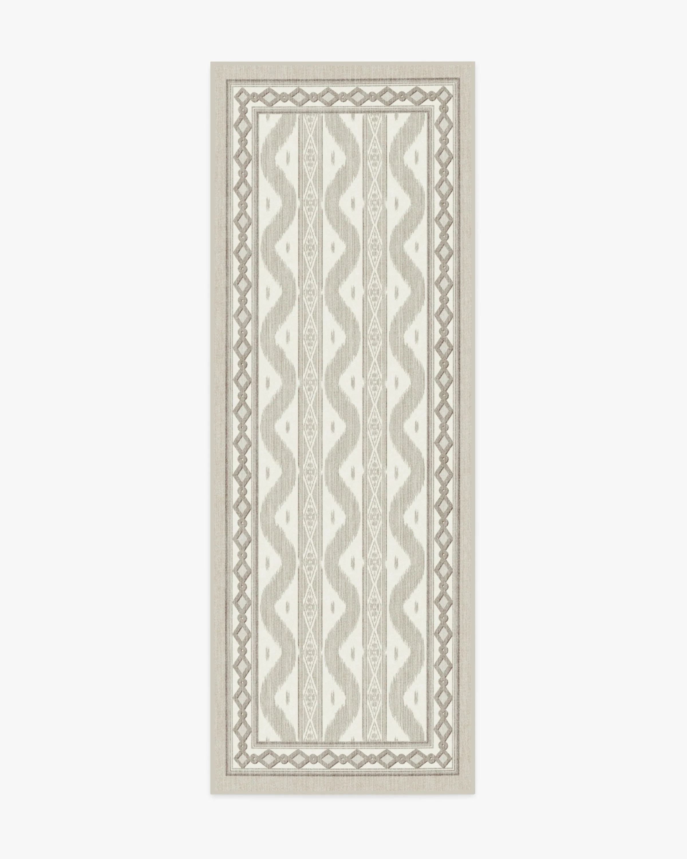 Ava Ikat Beige Flatwoven Rug by Mrs. Alice - Image 10