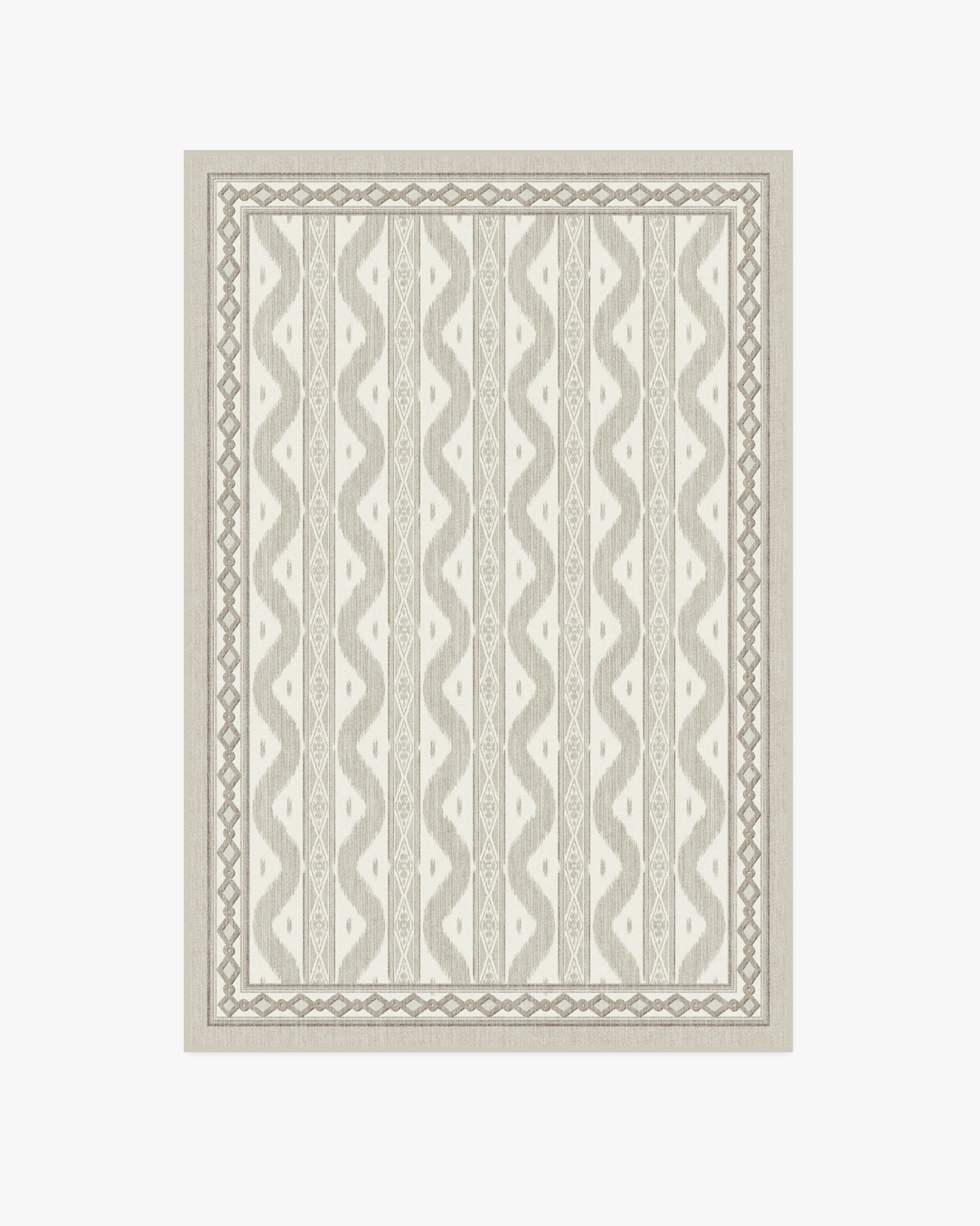 Ava Ikat Beige Flatwoven Rug by Mrs. Alice - Image 14