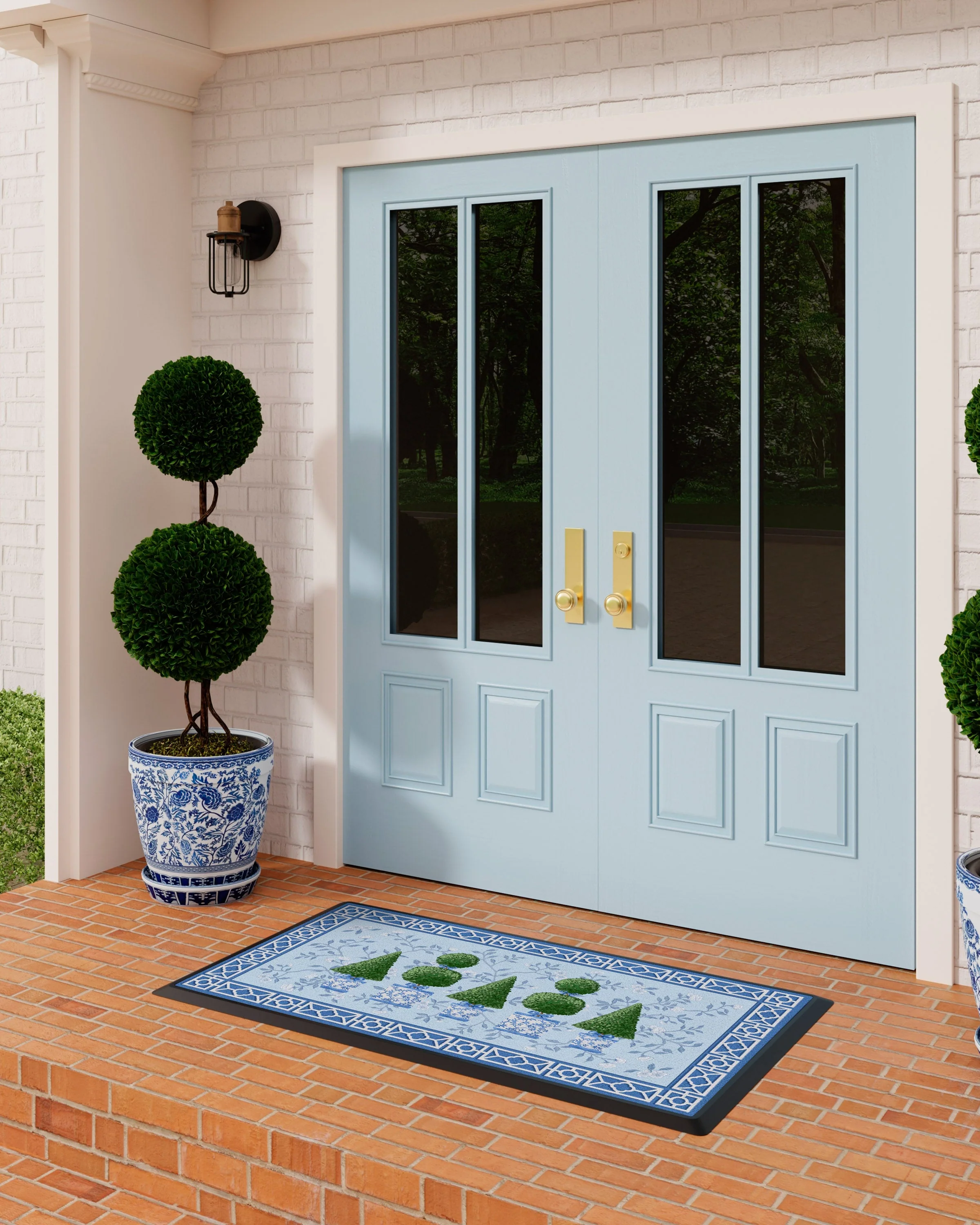Pavilion Garden Large Doormat by Mrs. Alice - Image 3
