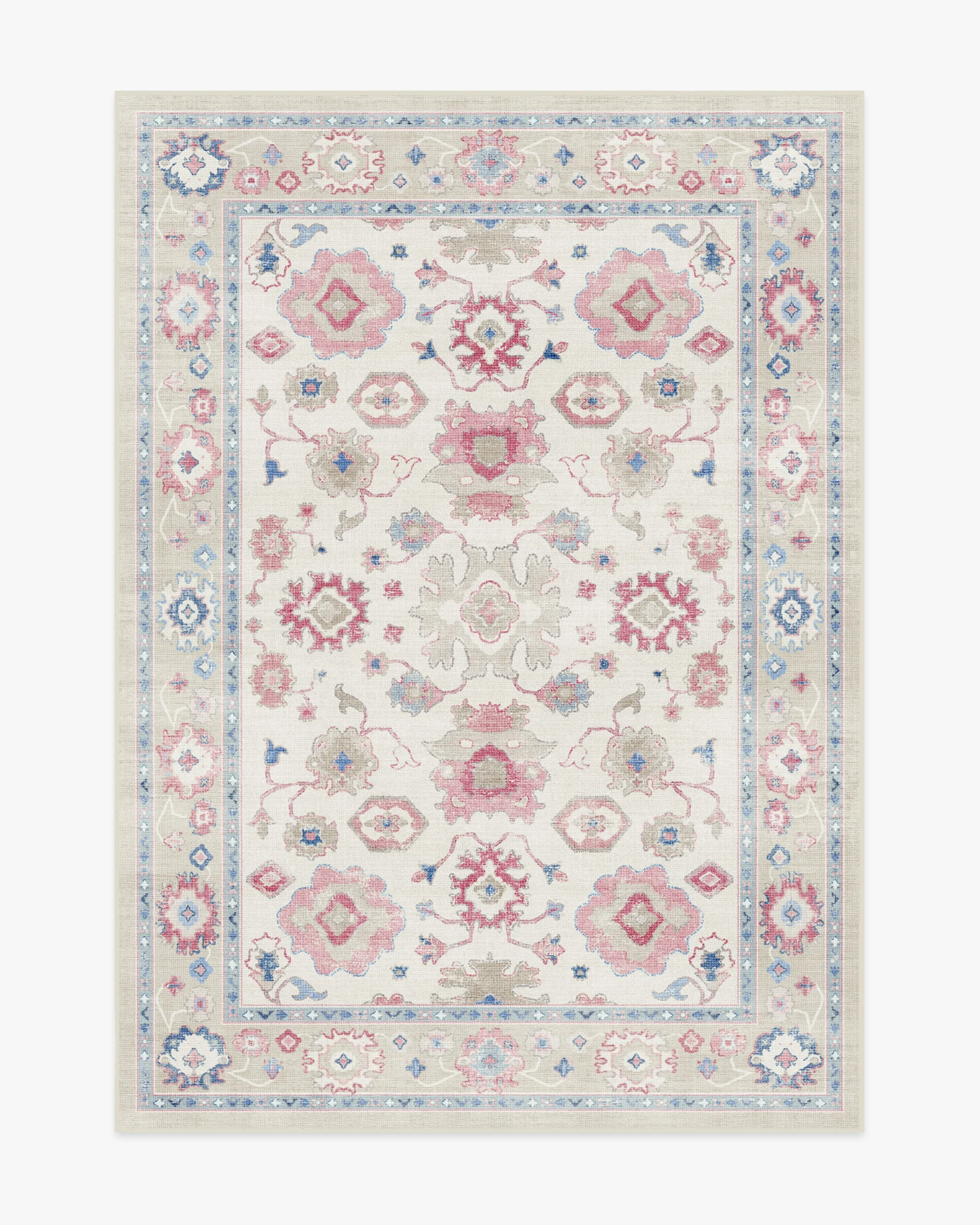 Serena Pink Rug by Mrs. Alice