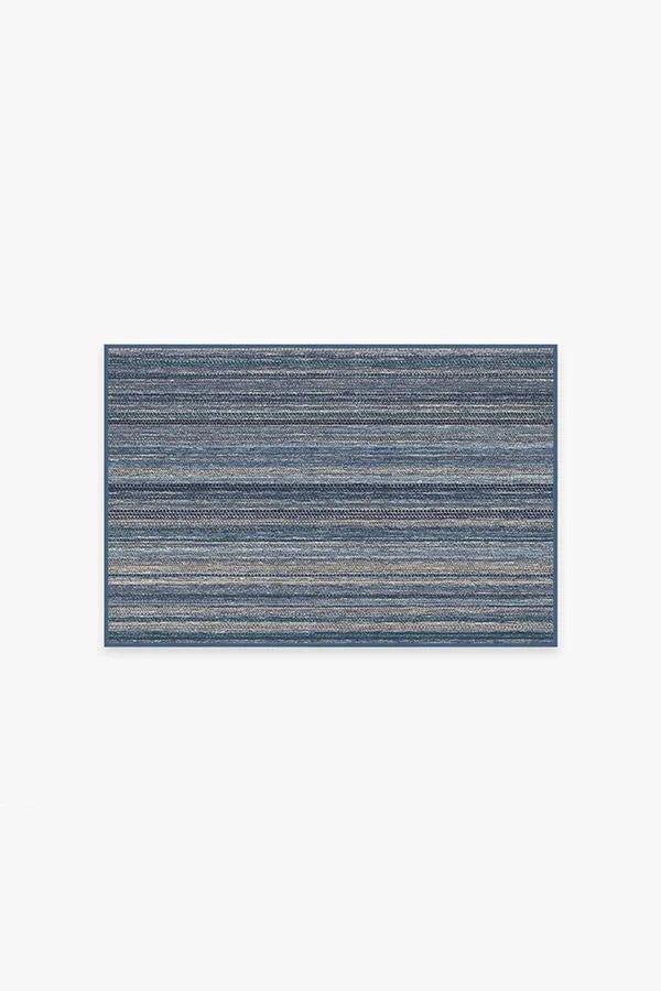 Multi Stripe Blue Rug - Image 2