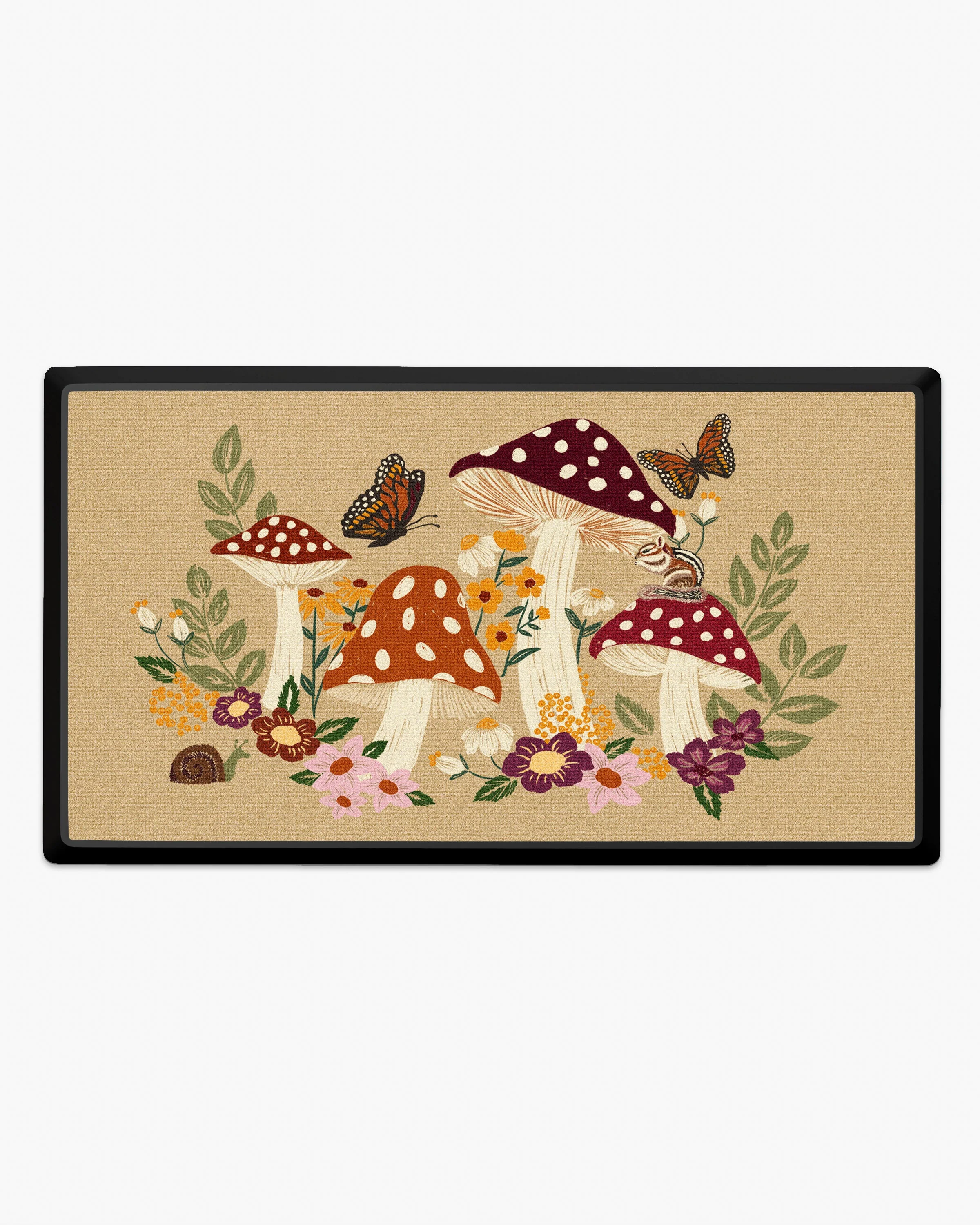 Mushroom Meadow Large Doormat