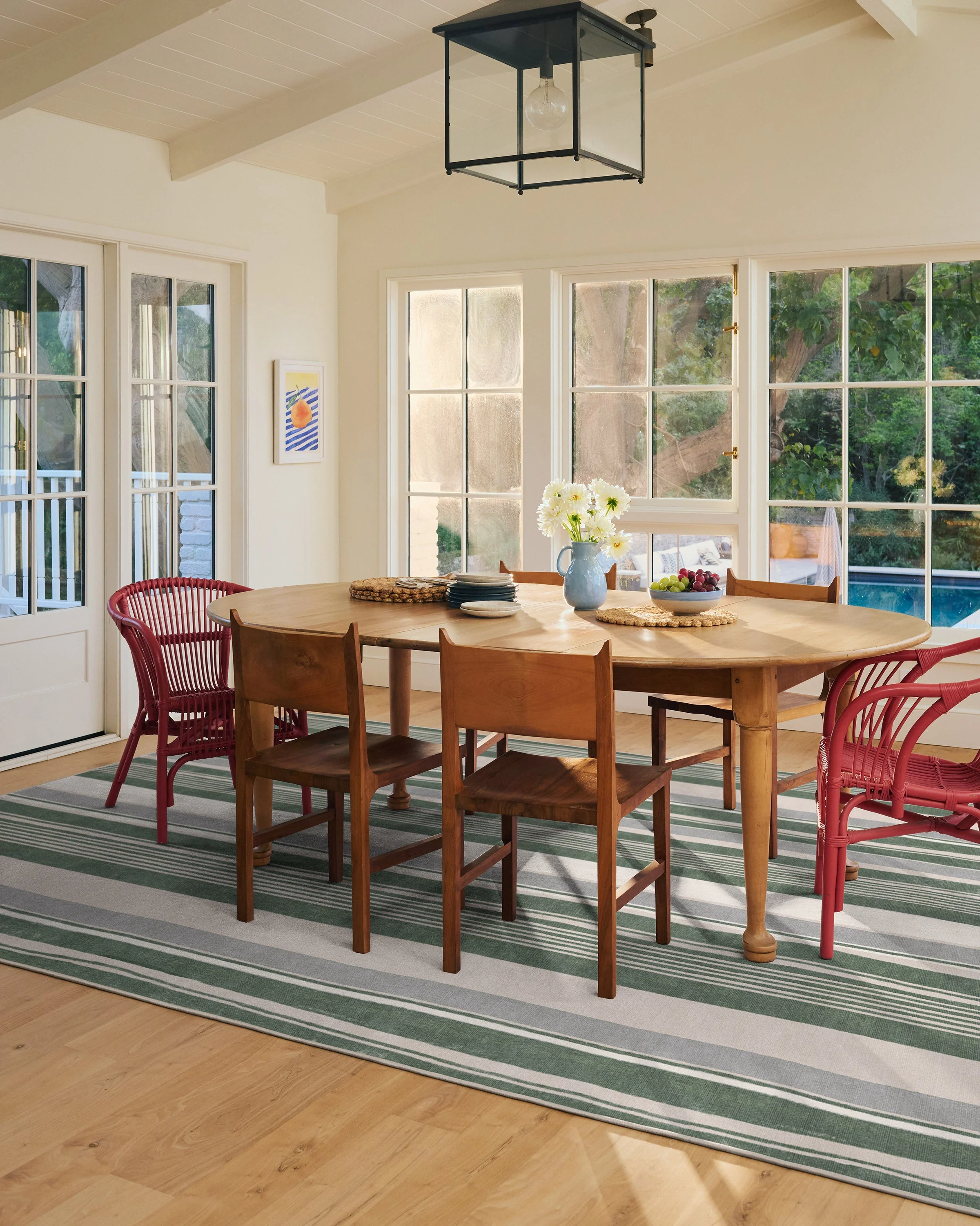 Naia Olive Flatwoven Rug - Image 6