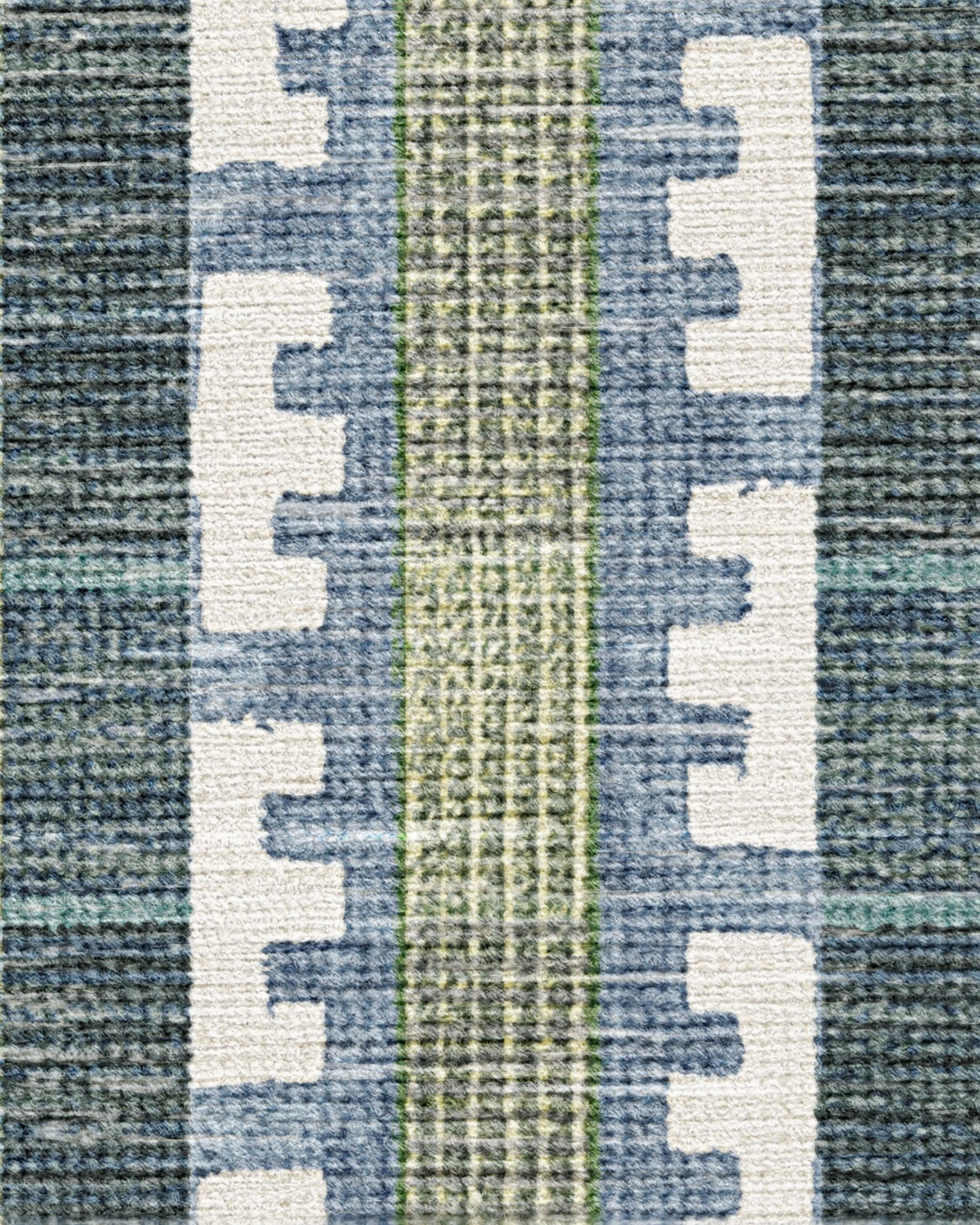 Olin Blue Flatwoven Rug - Image 2