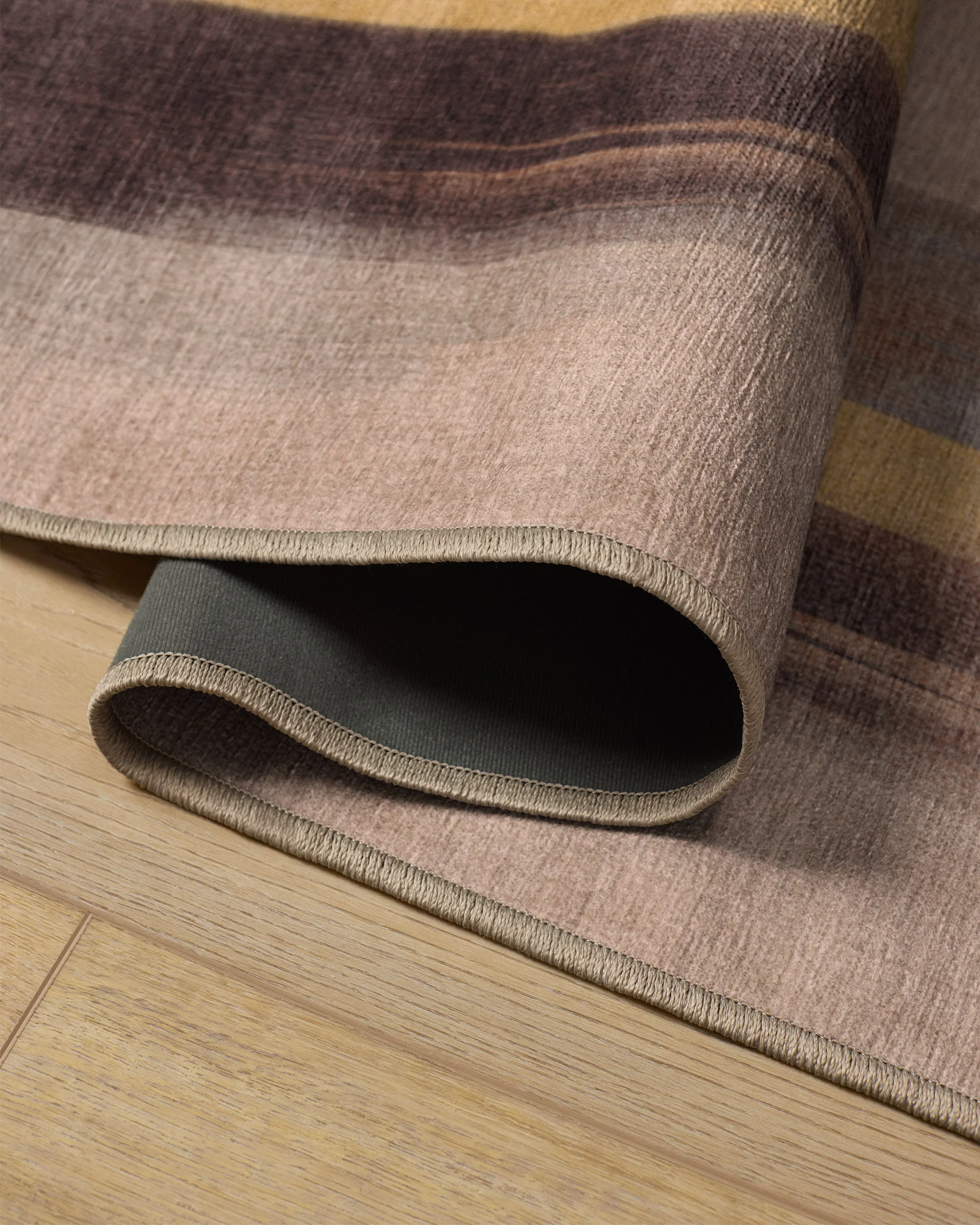 Ombré Mirage Golden Brown Flatwoven Rug - Image 13