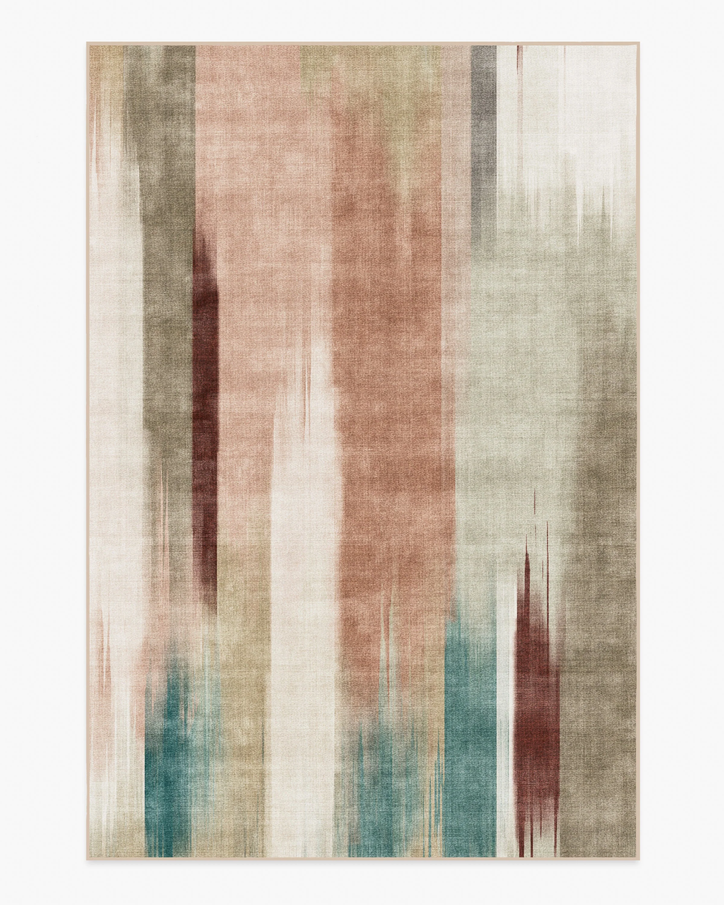 Ombré Mirage Terracotta & Teal Flatwoven Rug - Image 5