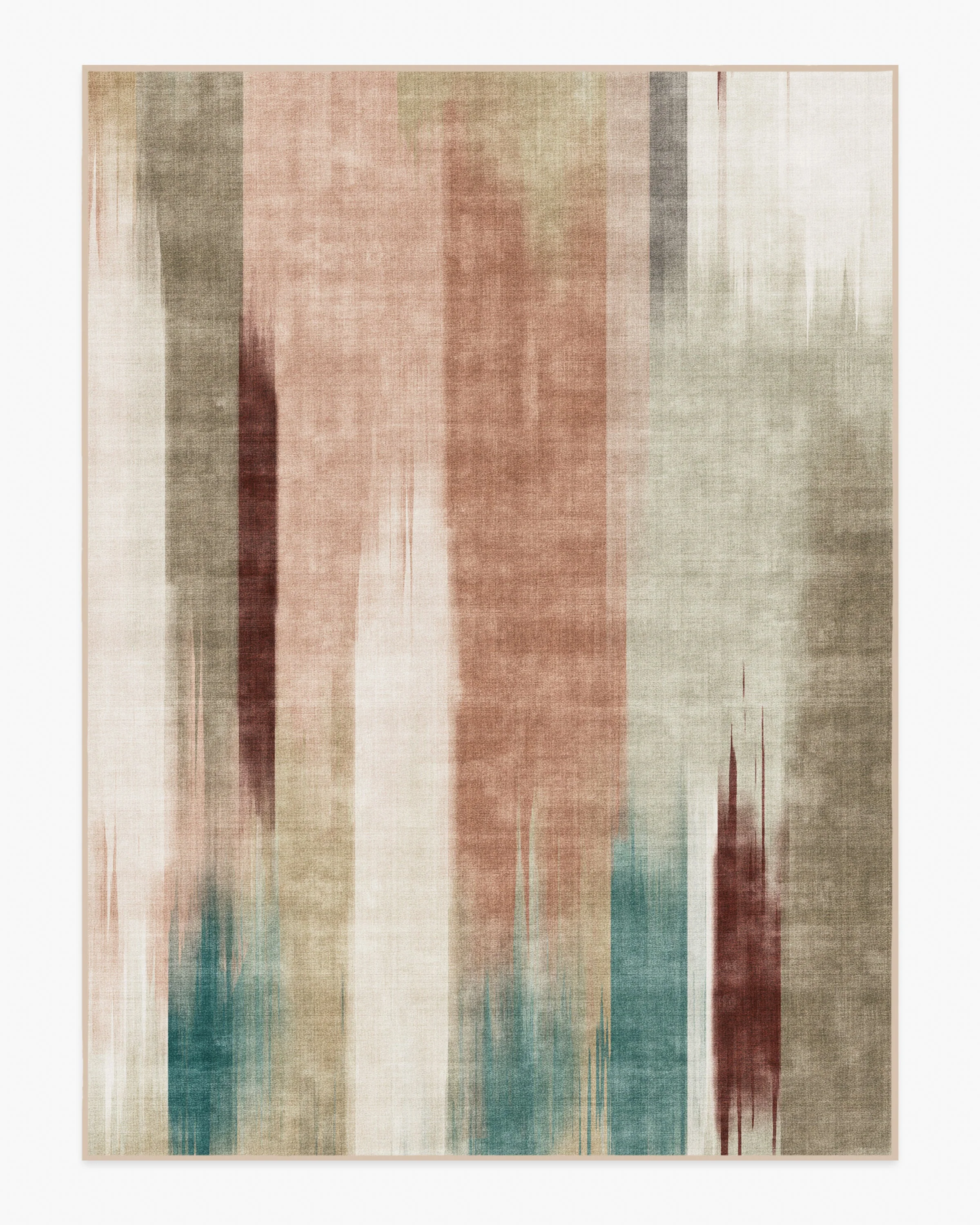Ombré Mirage Terracotta & Teal Rug - Image 7