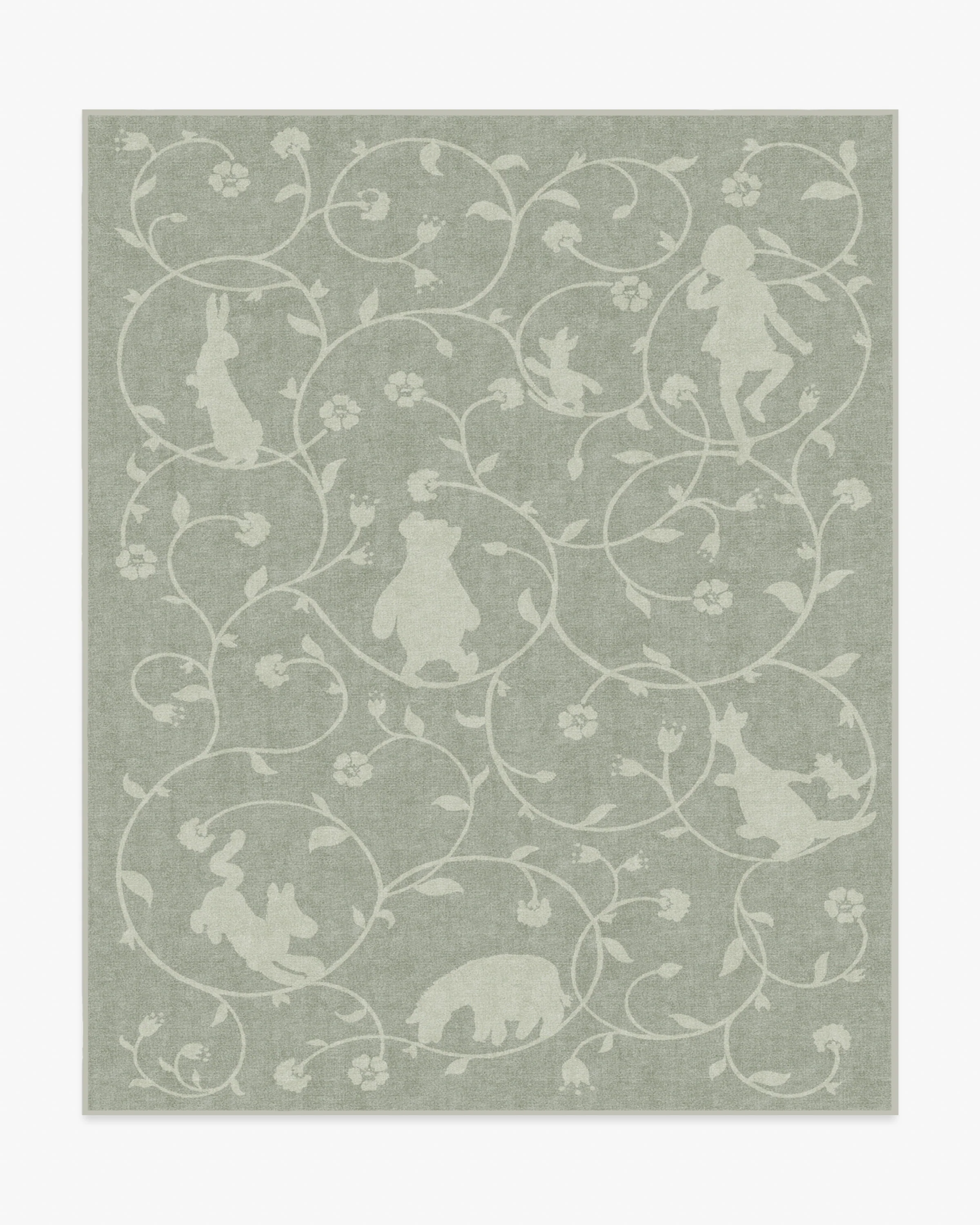 Once Upon a Gathering Soft Green Rug - Image 4