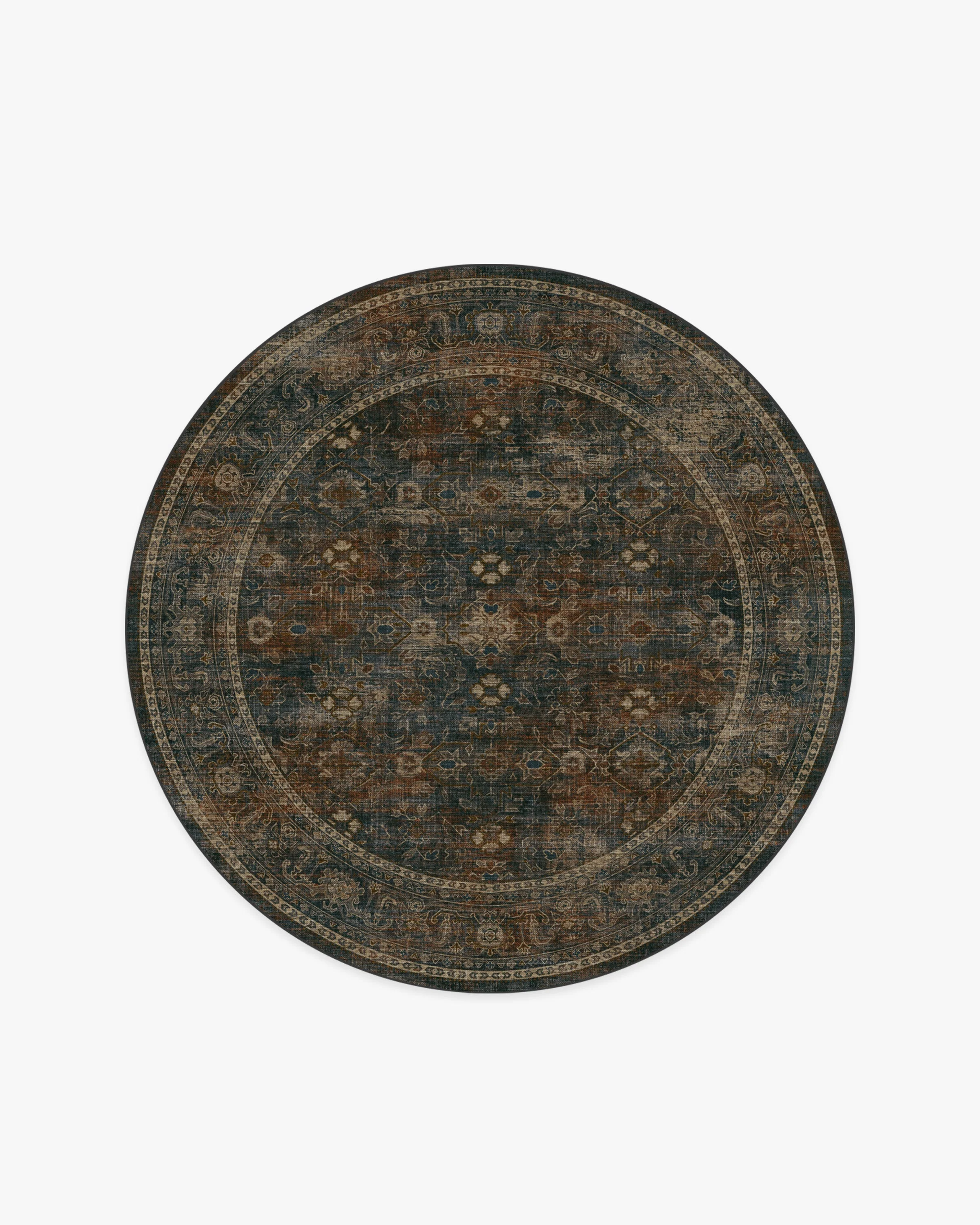 Ophelia Navy & Redwood Rug - Image 11