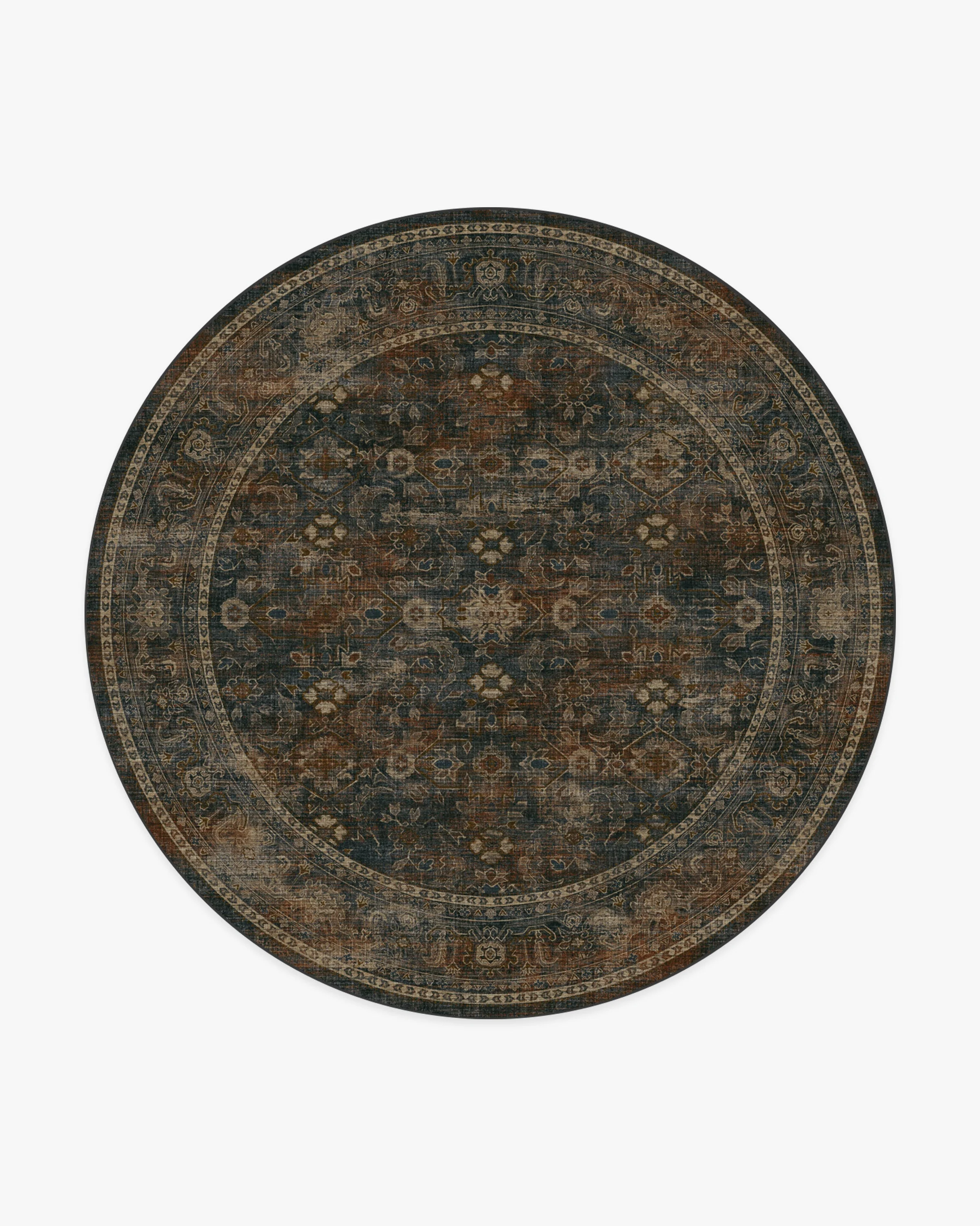 Ophelia Navy & Redwood Rug - Image 13