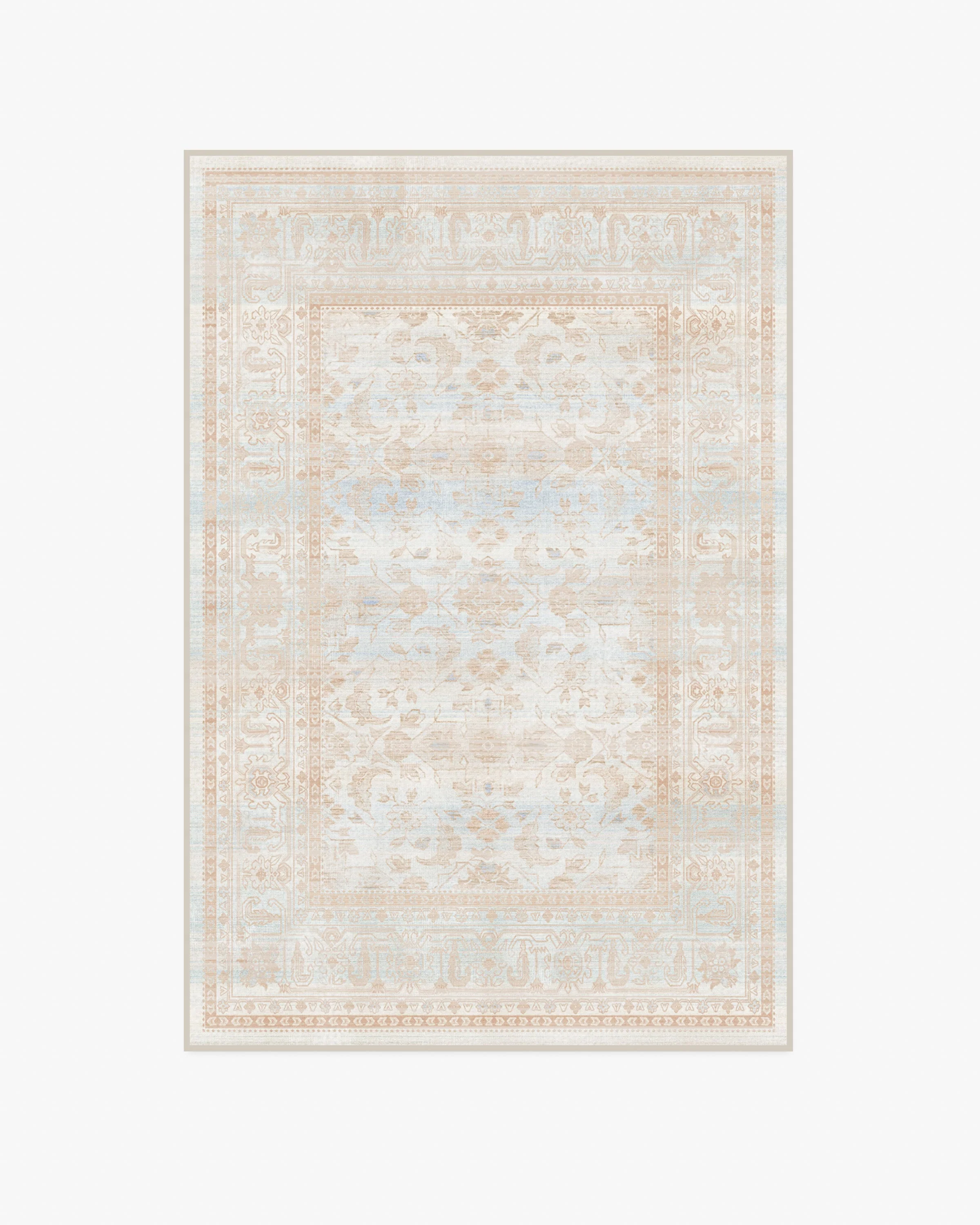 Ophelia Sand & Blue Flatwoven Rug - Image 12