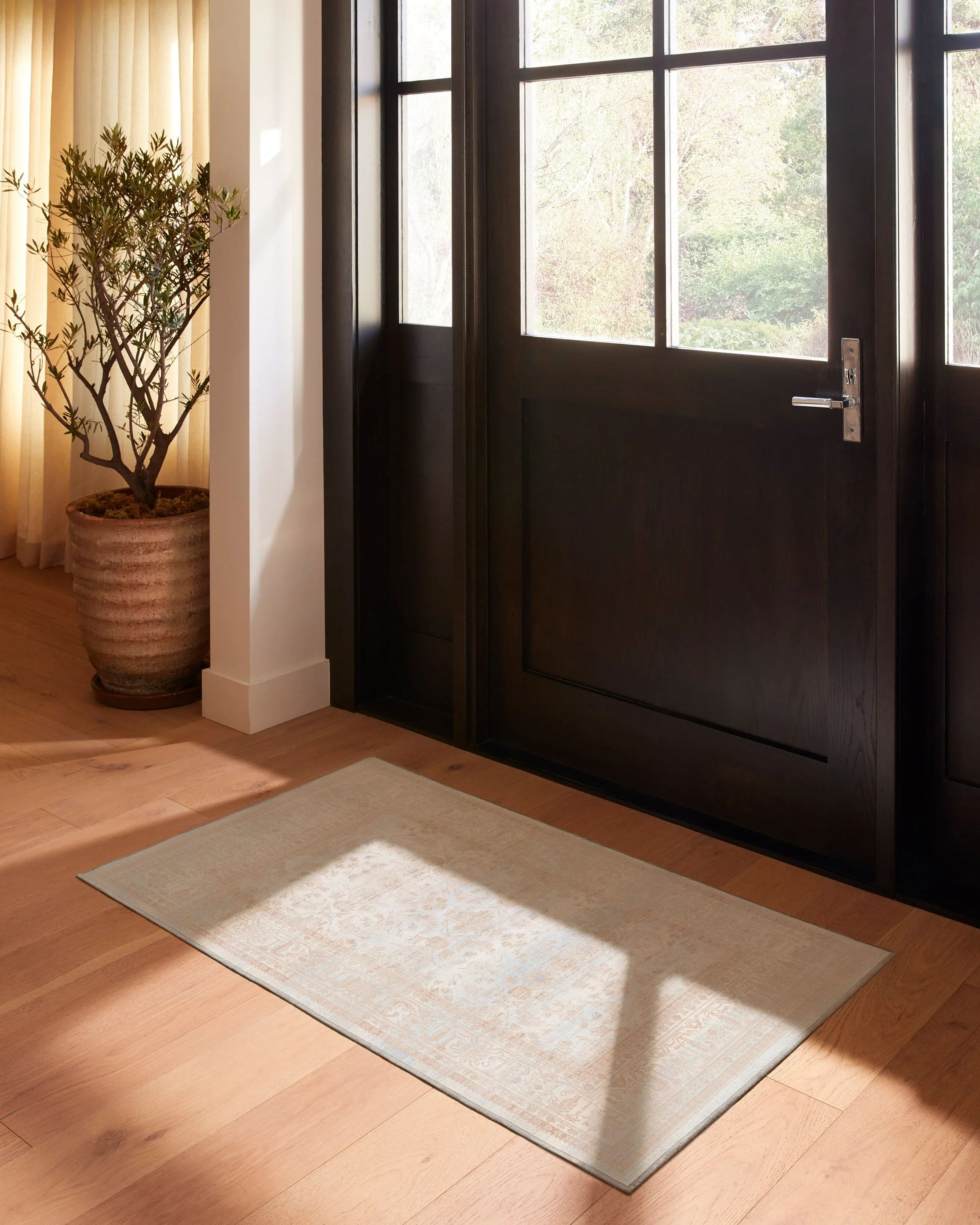 Ophelia Sand & Blue Flatwoven Rug - Image 5