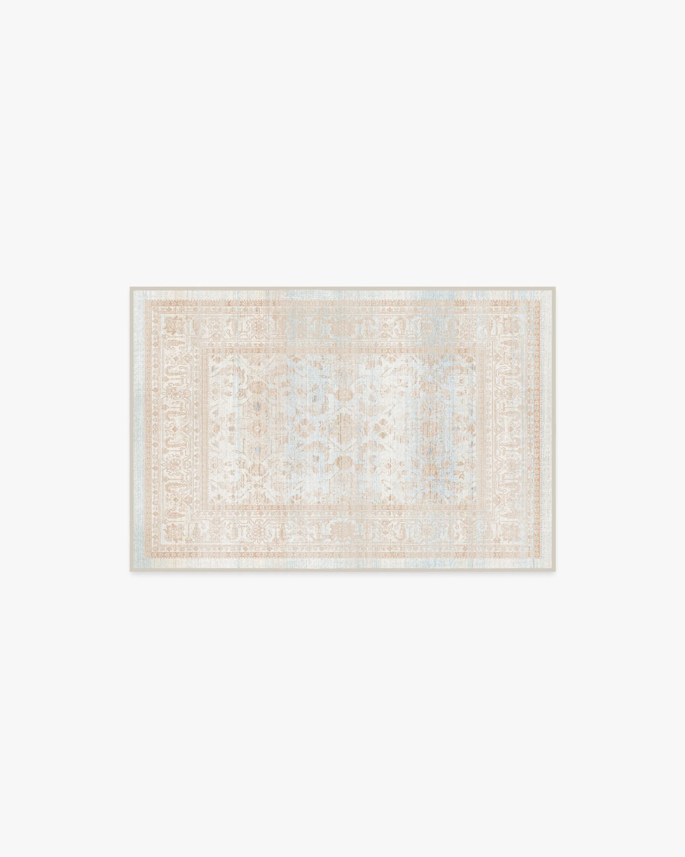 Ophelia Sand & Blue Flatwoven Rug - Image 7