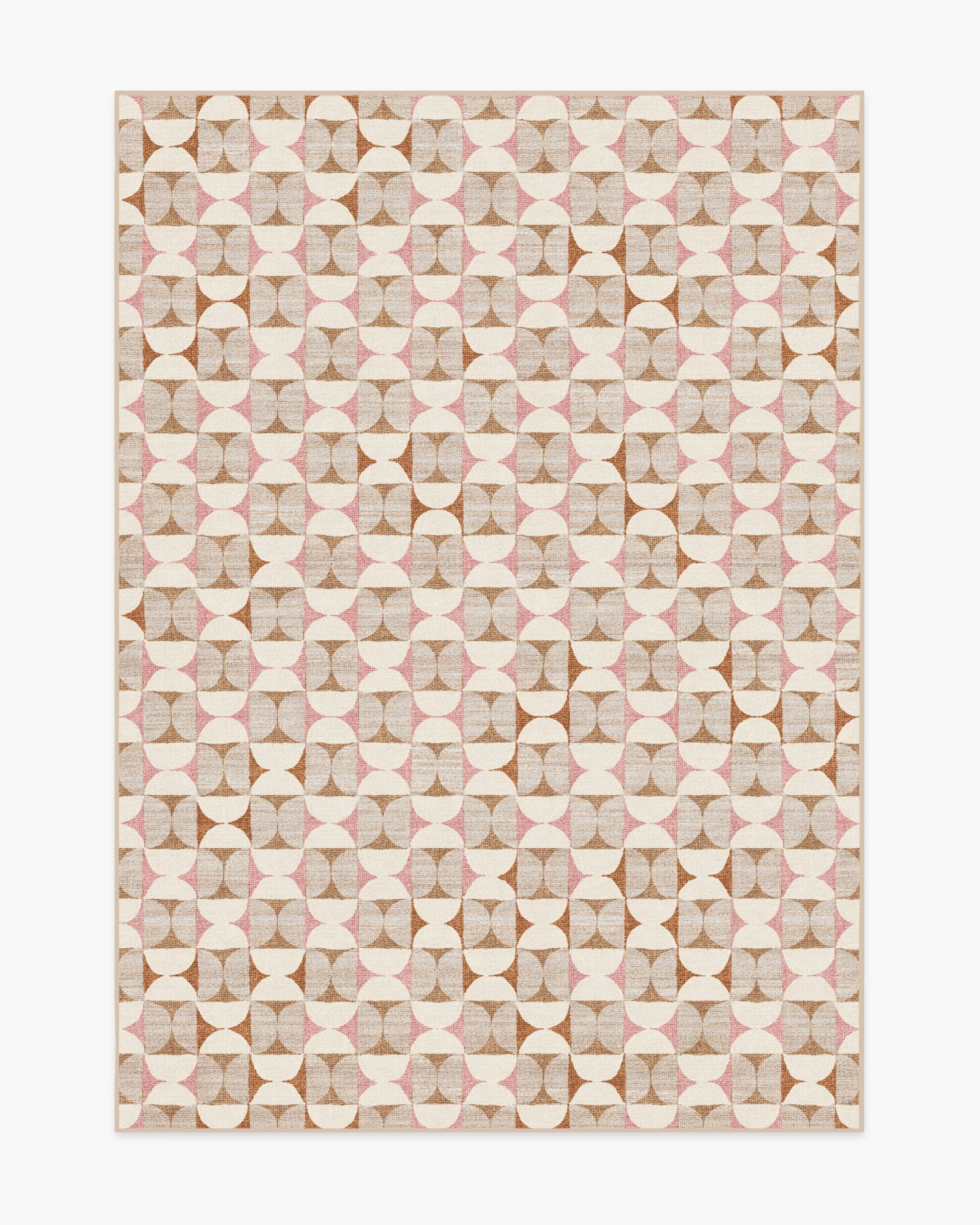 Orana Soft Pink & Natural Flatwoven Rug