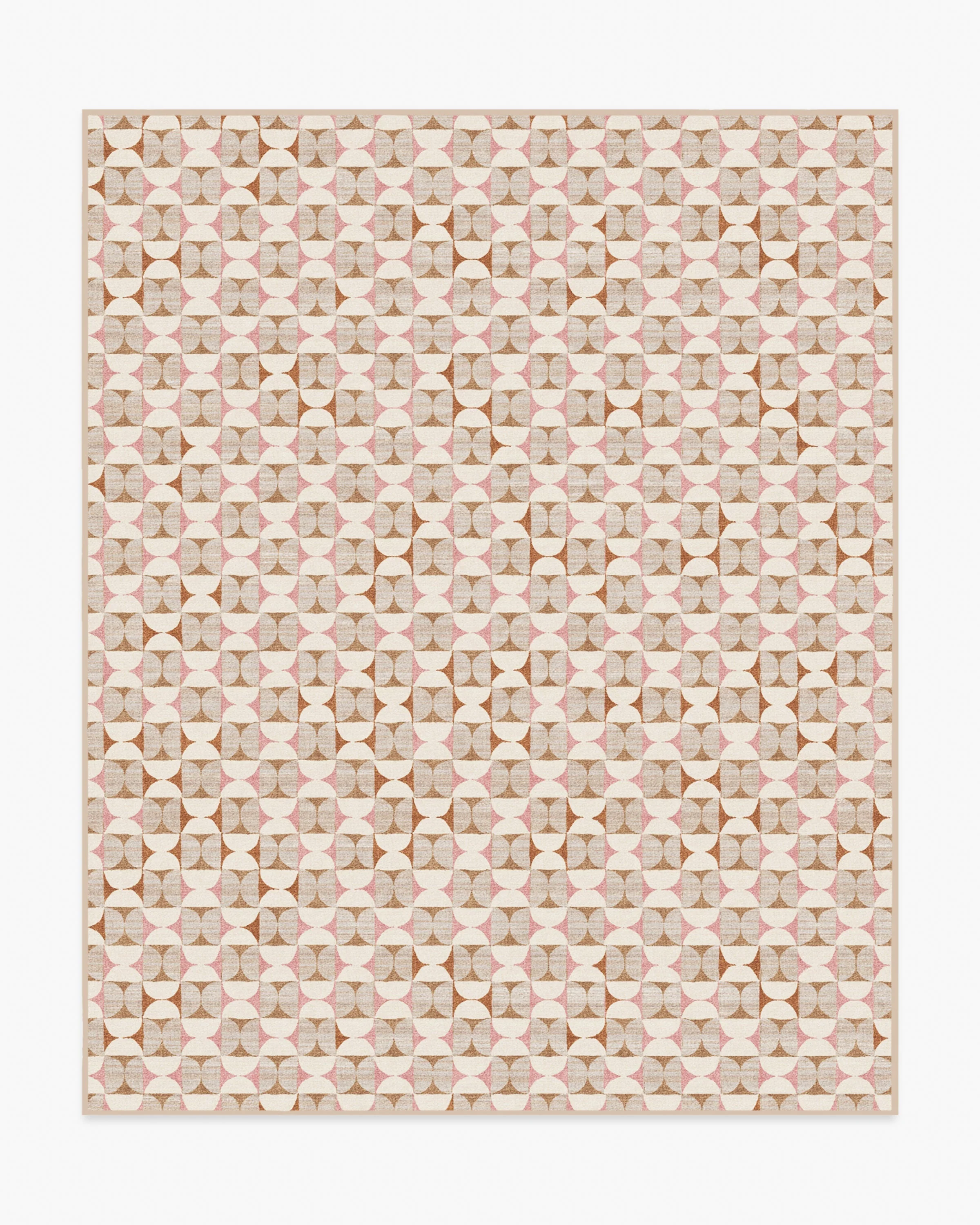 Orana Soft Pink & Natural Flatwoven Rug - Image 8